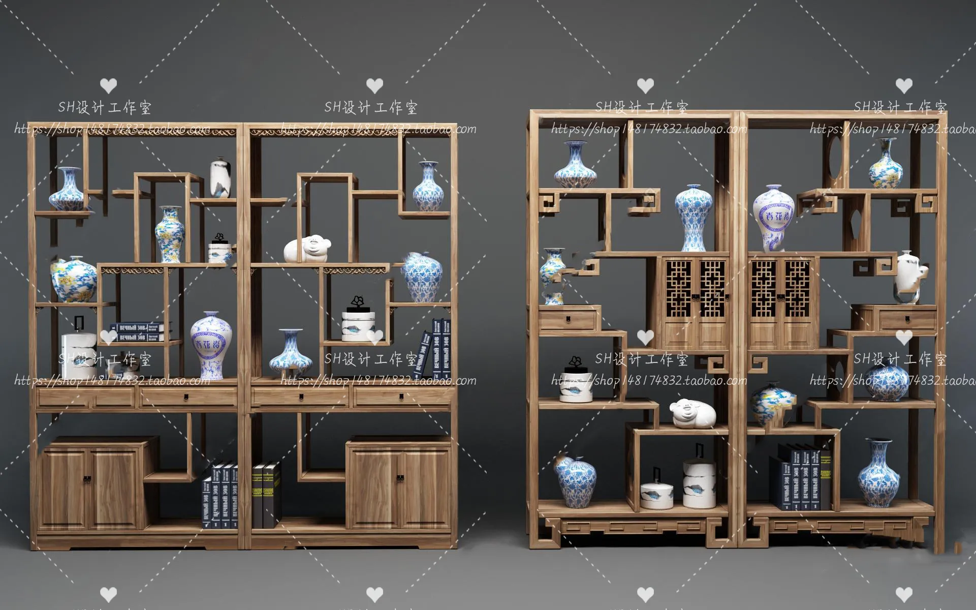 Decorative Cabinets – 3D Models – 0002
