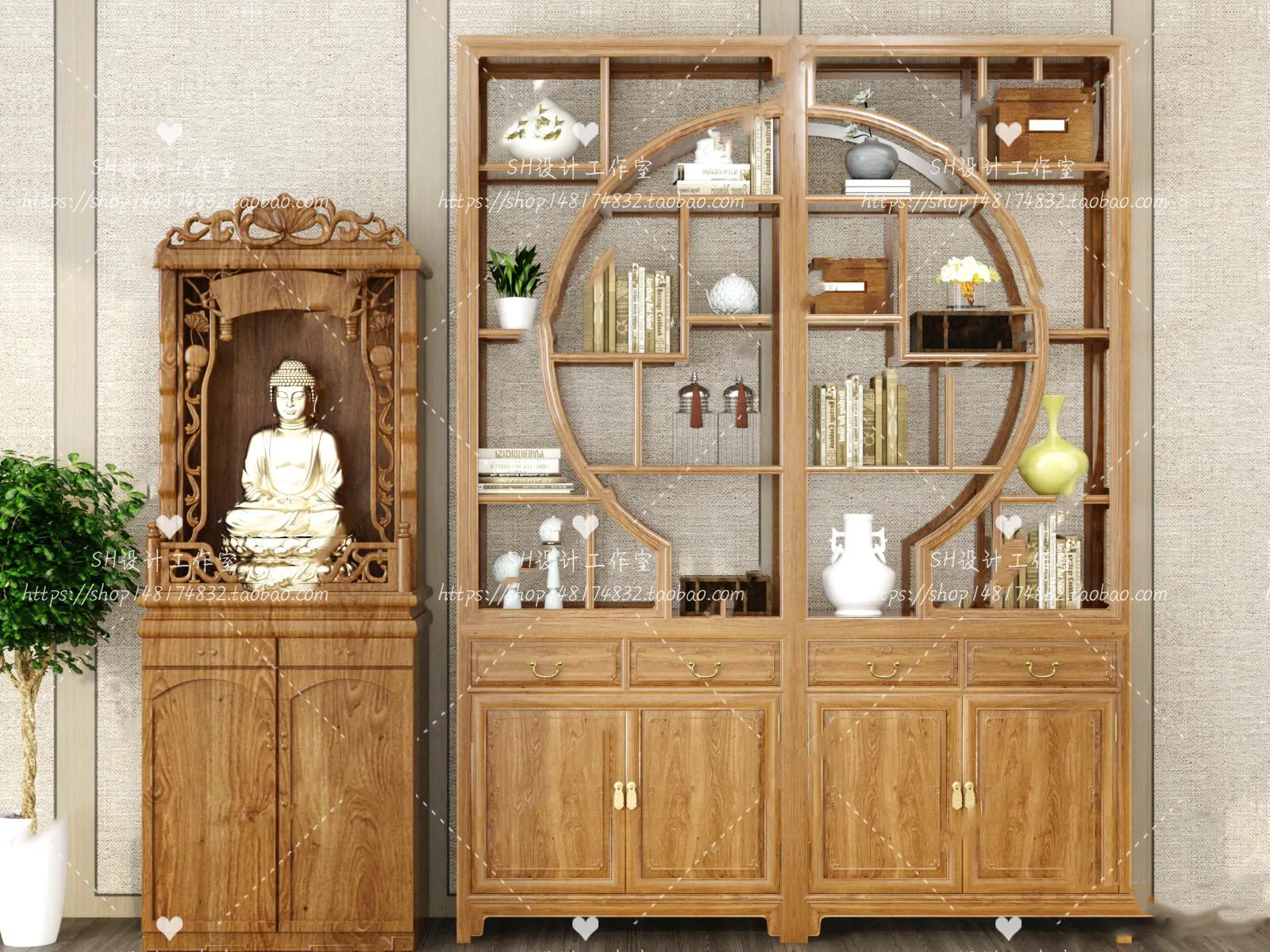 Decorative Cabinets – 3D Models – 0003