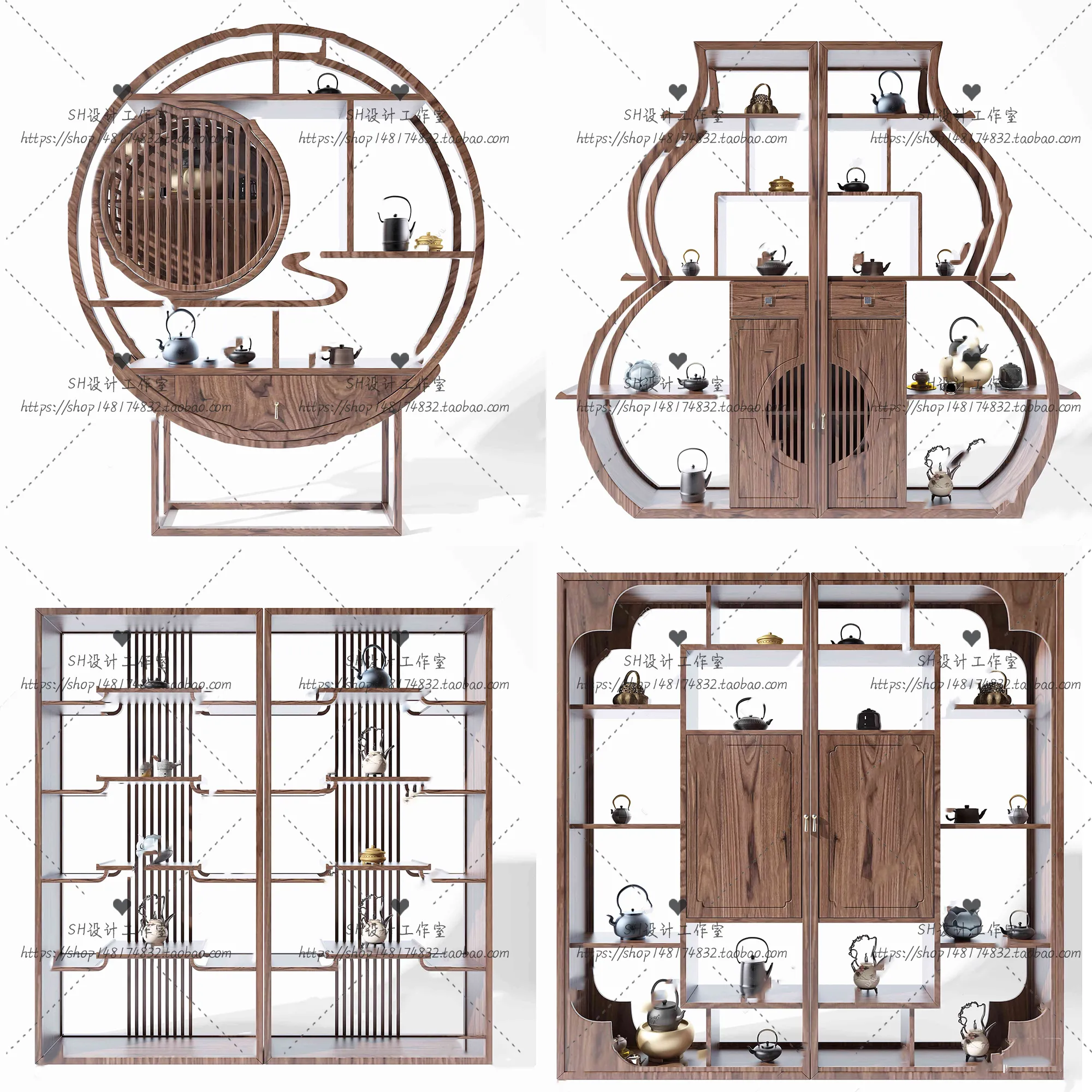 Decorative Cabinets – 3D Models – 0008
