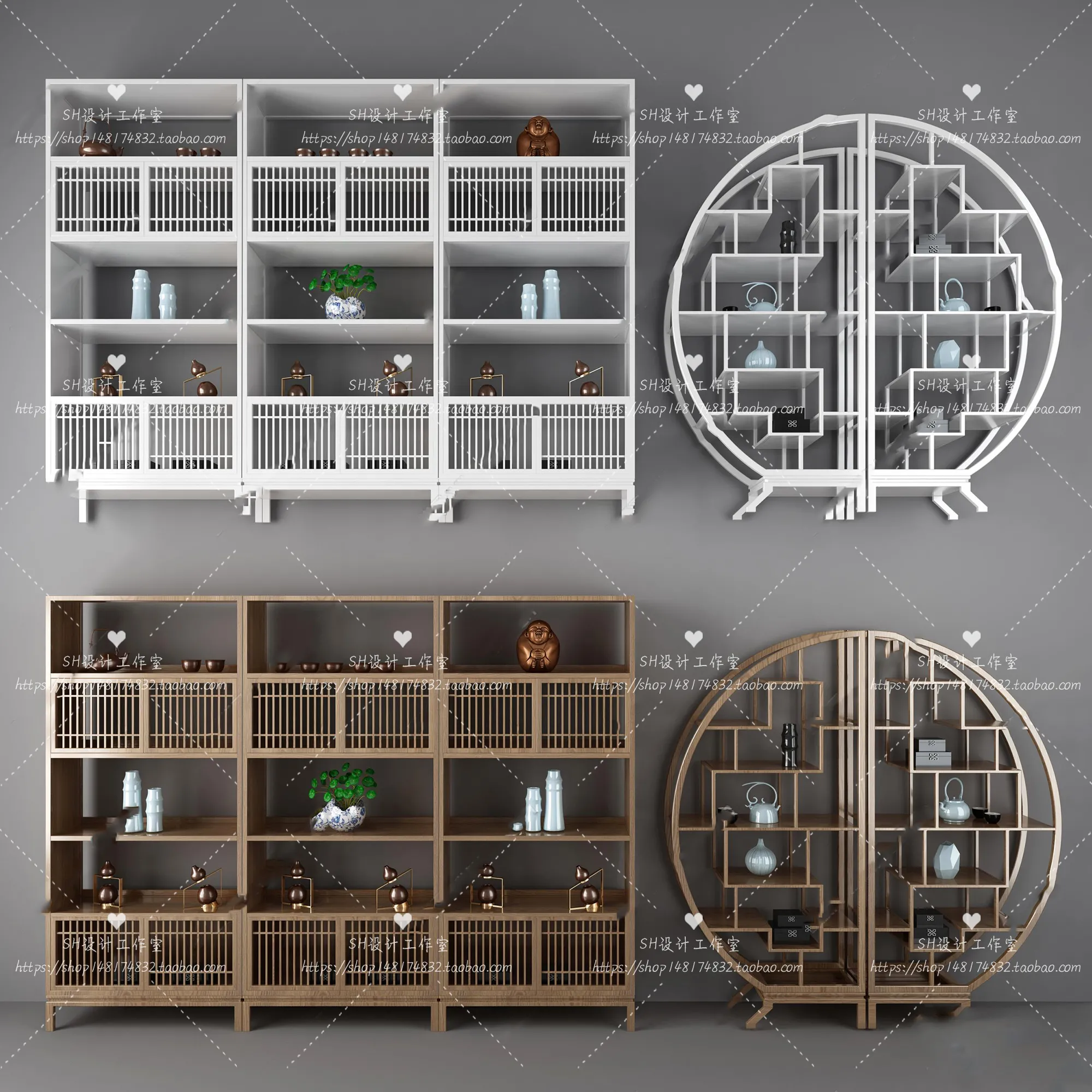 Decorative Cabinets – 3D Models – 0009