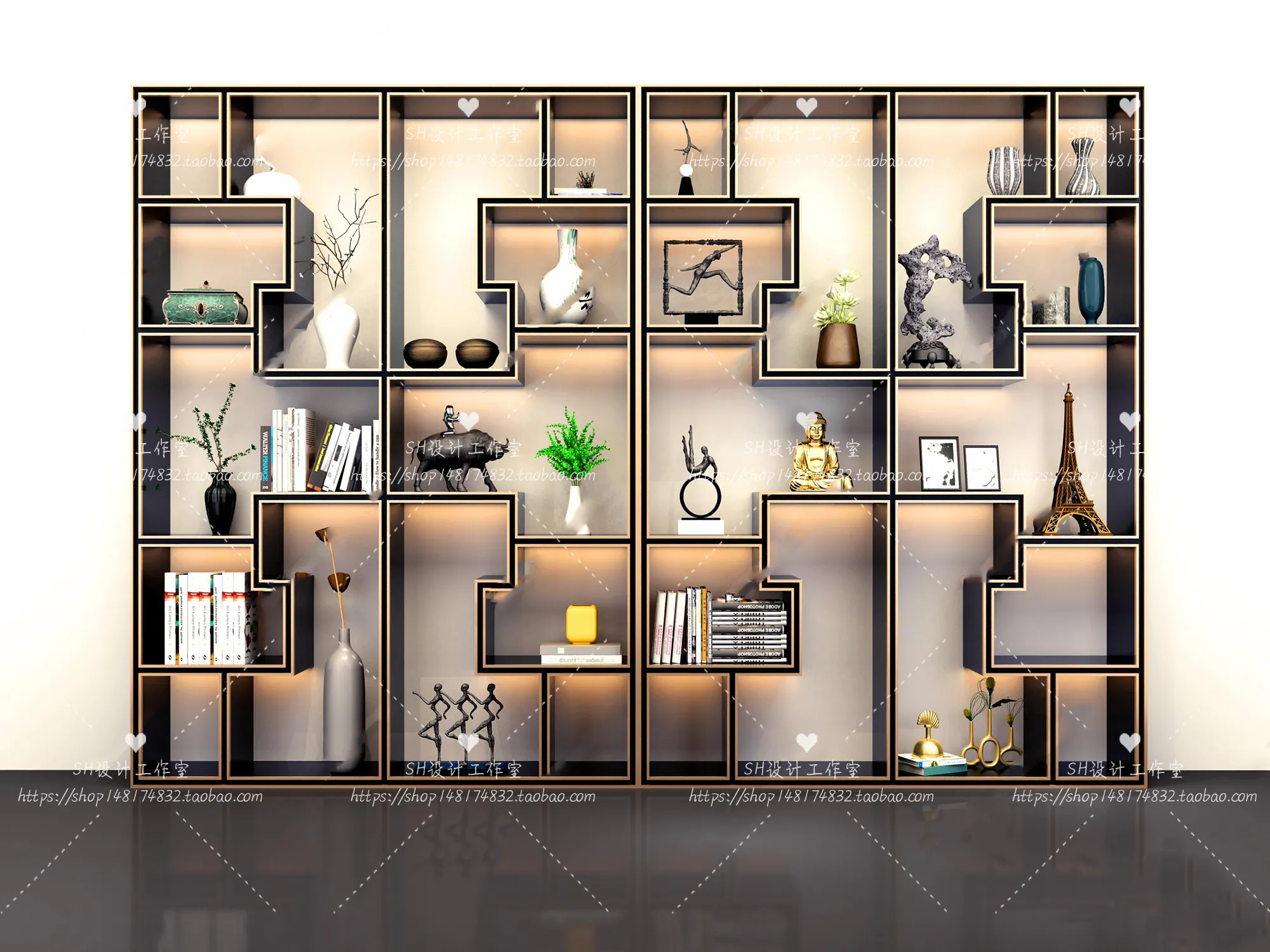 Decorative Cabinets – 3D Models – 0010