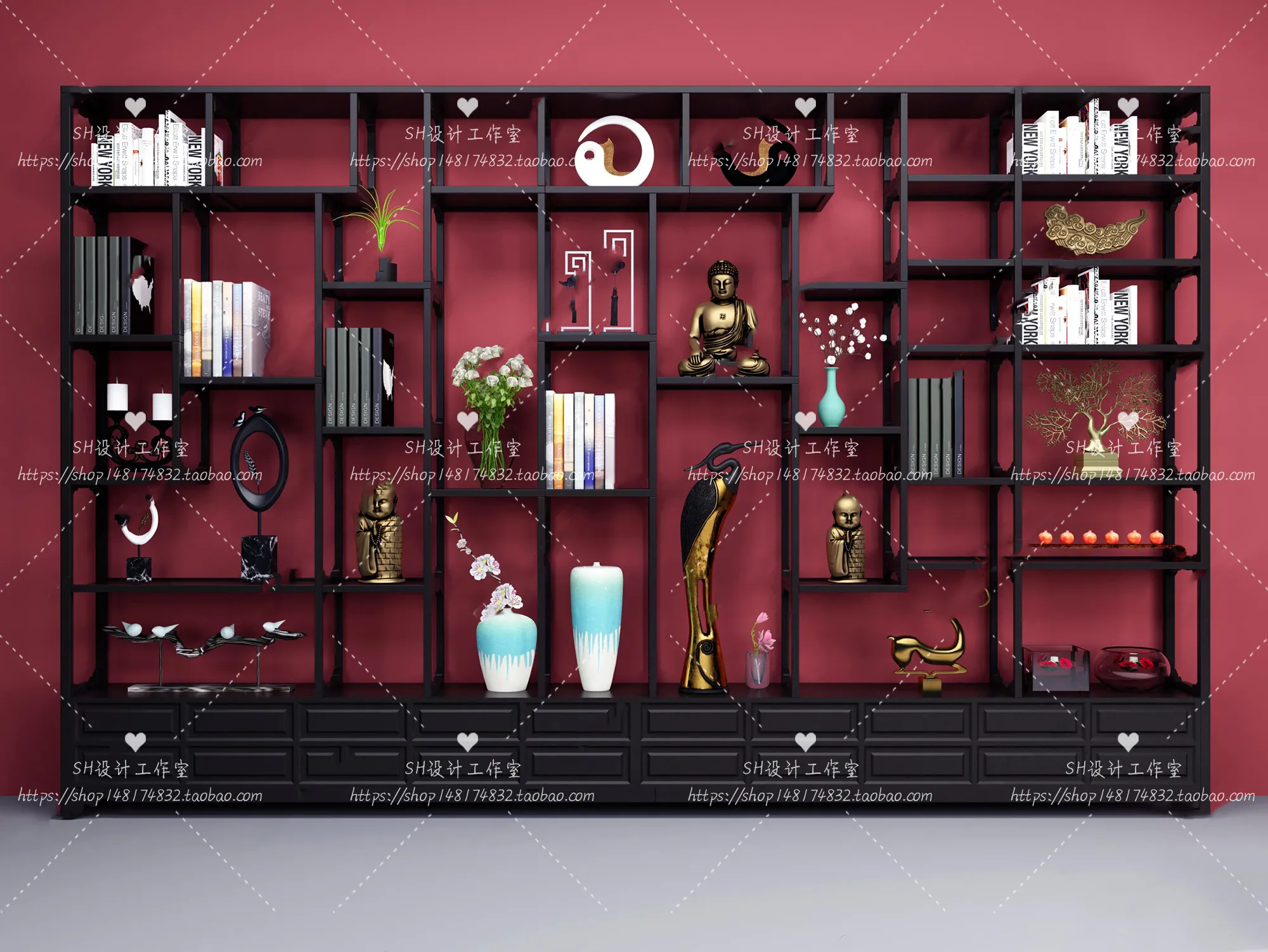 Decorative Cabinets – 3D Models – 0011