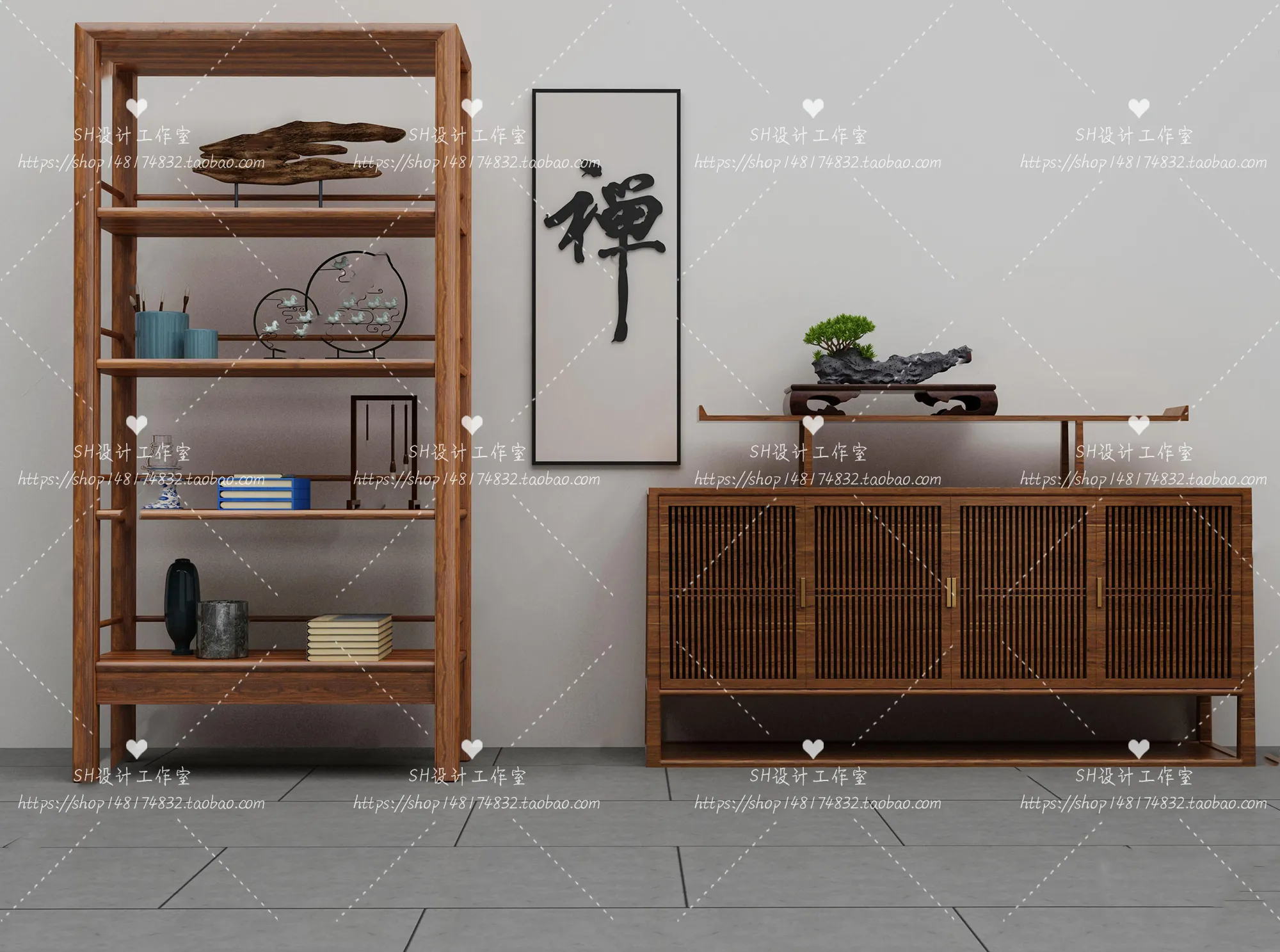 Decorative Cabinets – 3D Models – 0012