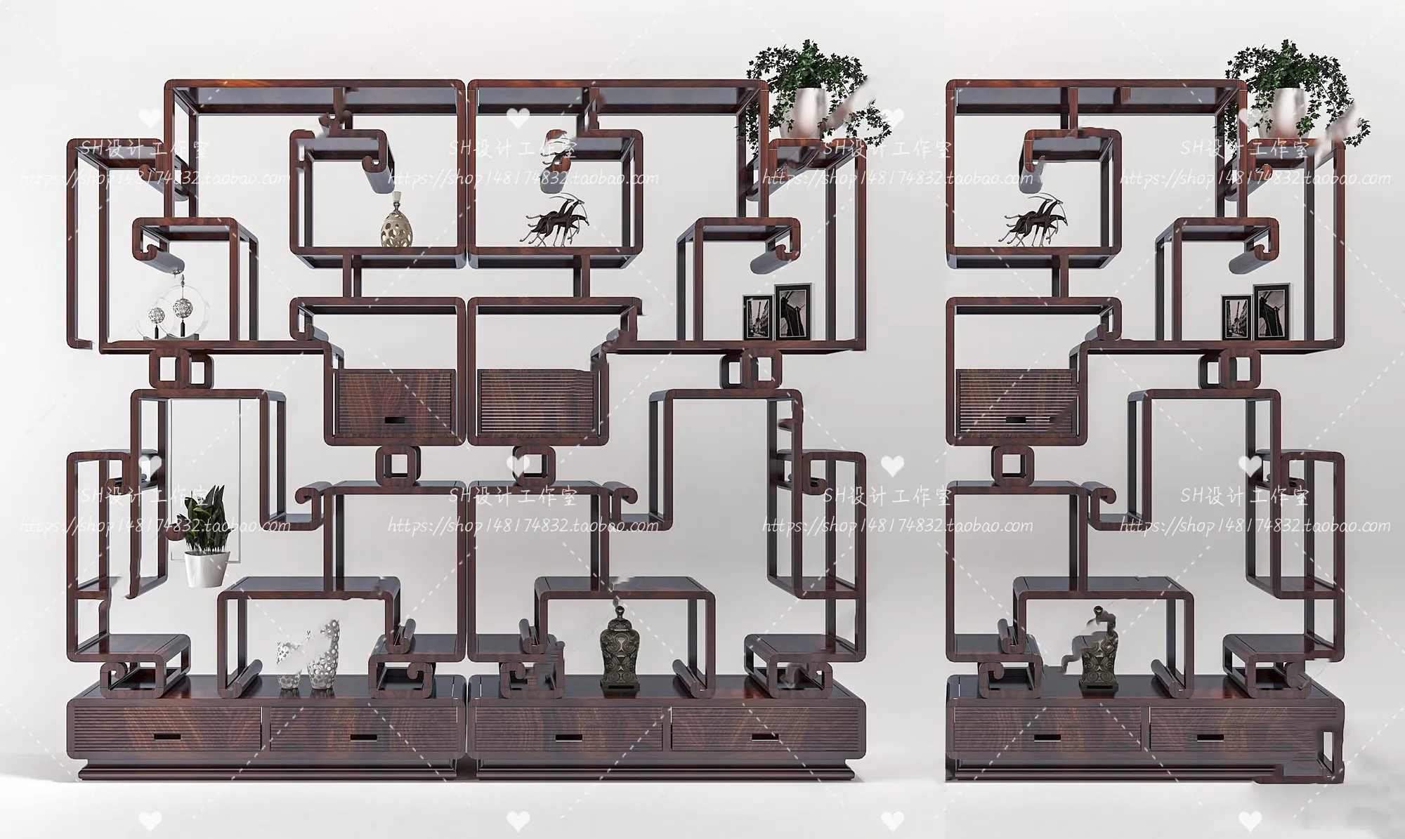 Decorative Cabinets – 3D Models – 0015