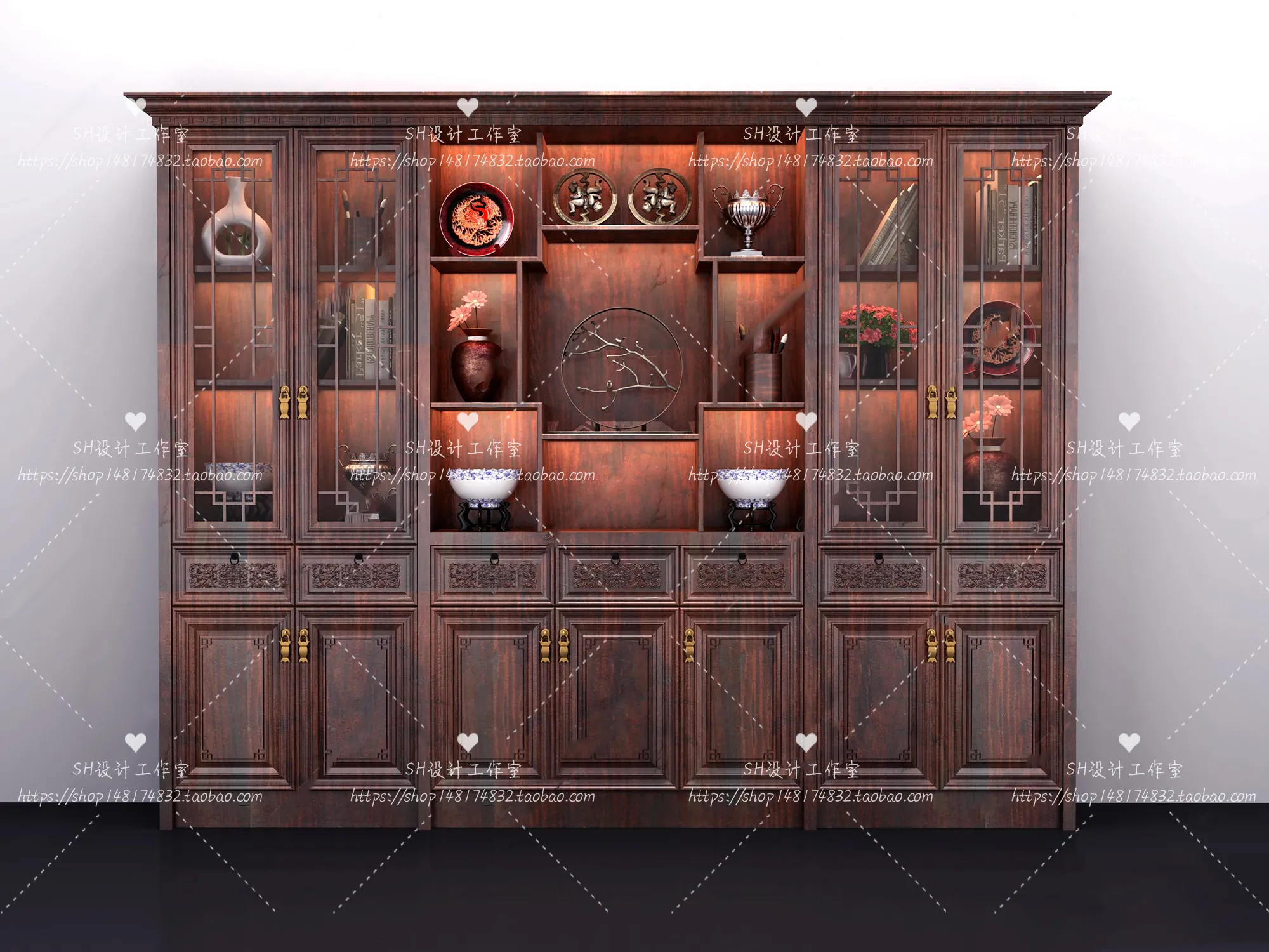 Decorative Cabinets – 3D Models – 0017