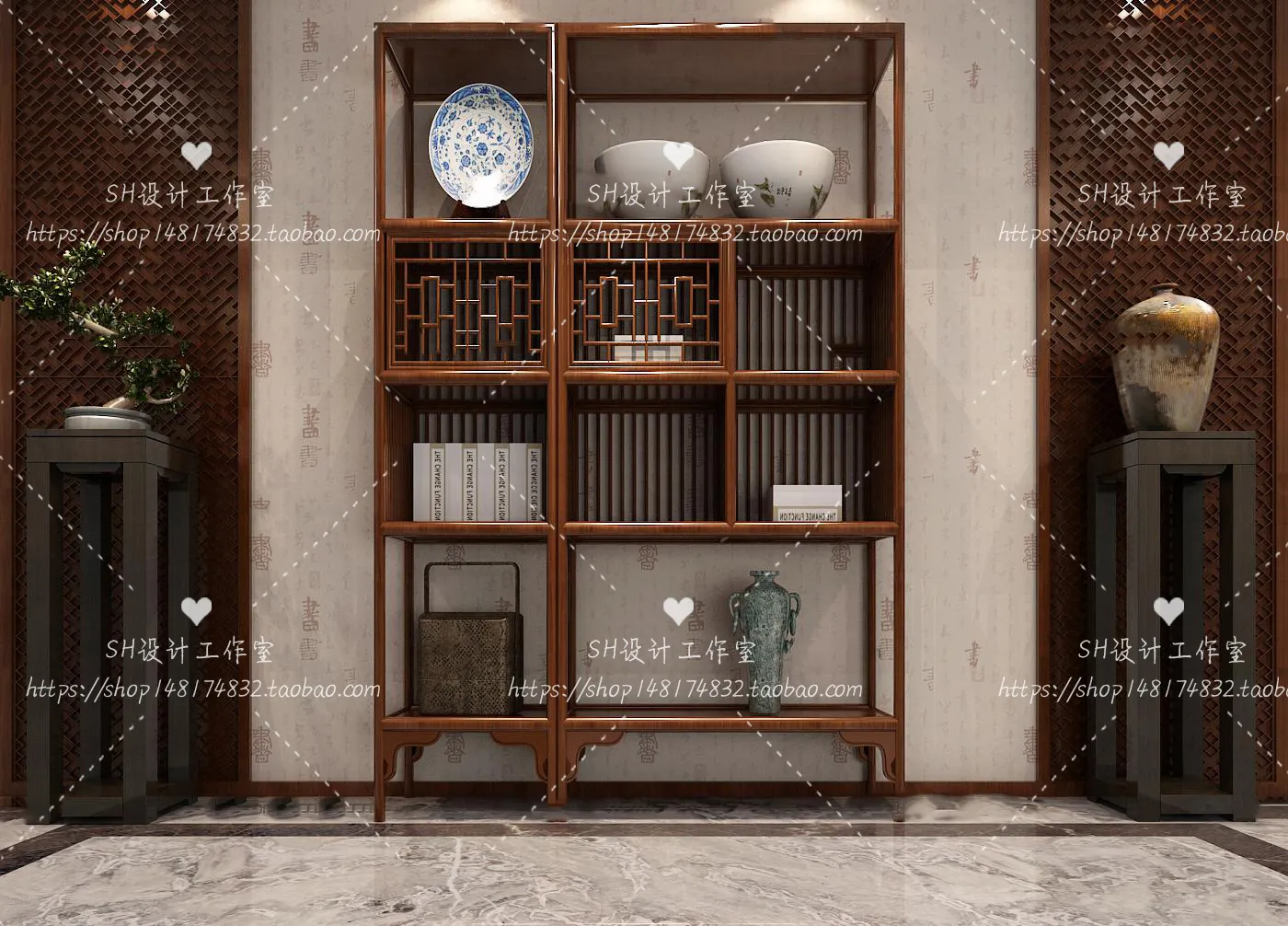 Decorative Cabinets – 3D Models – 0019