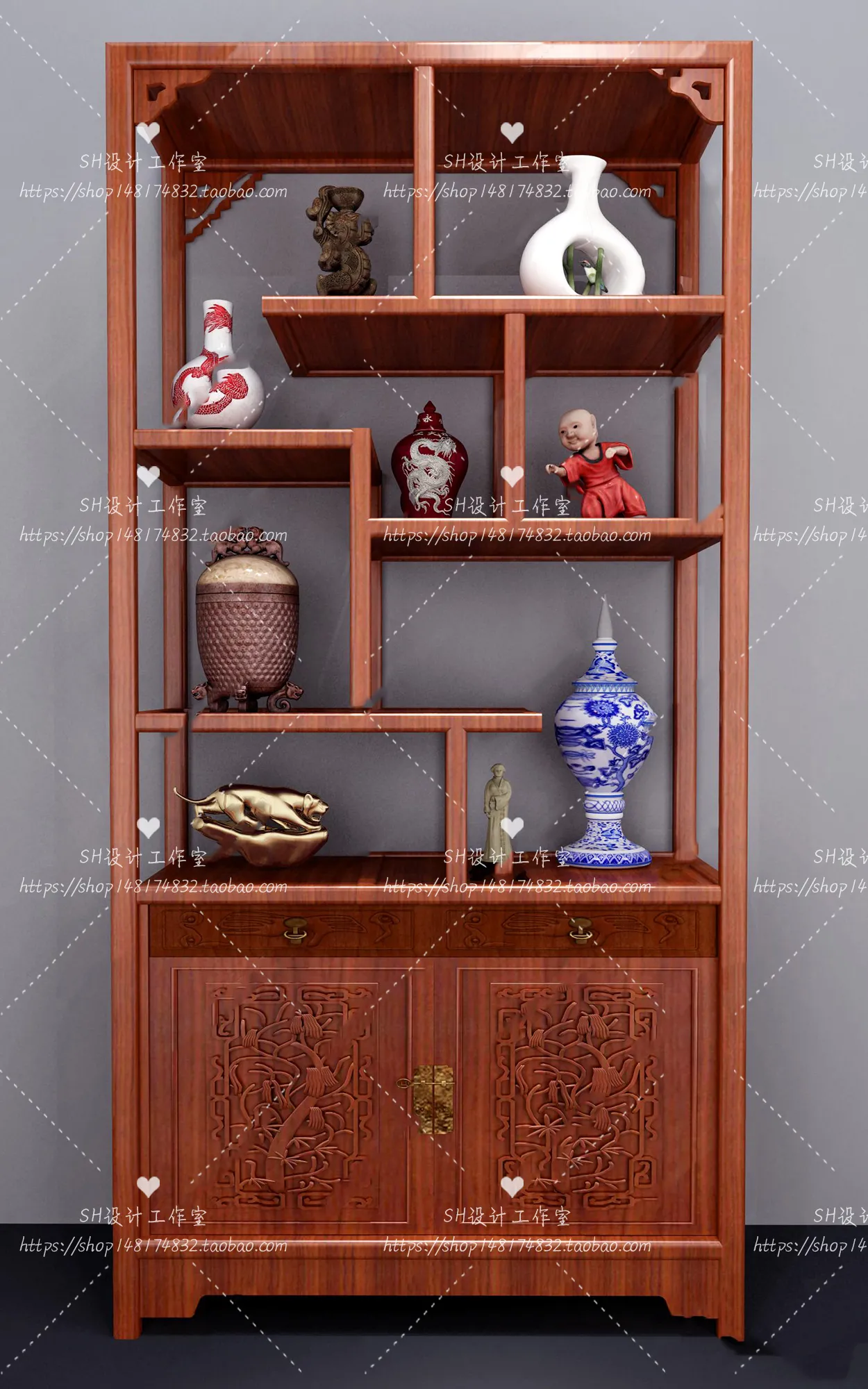 Decorative Cabinets – 3D Models – 0020