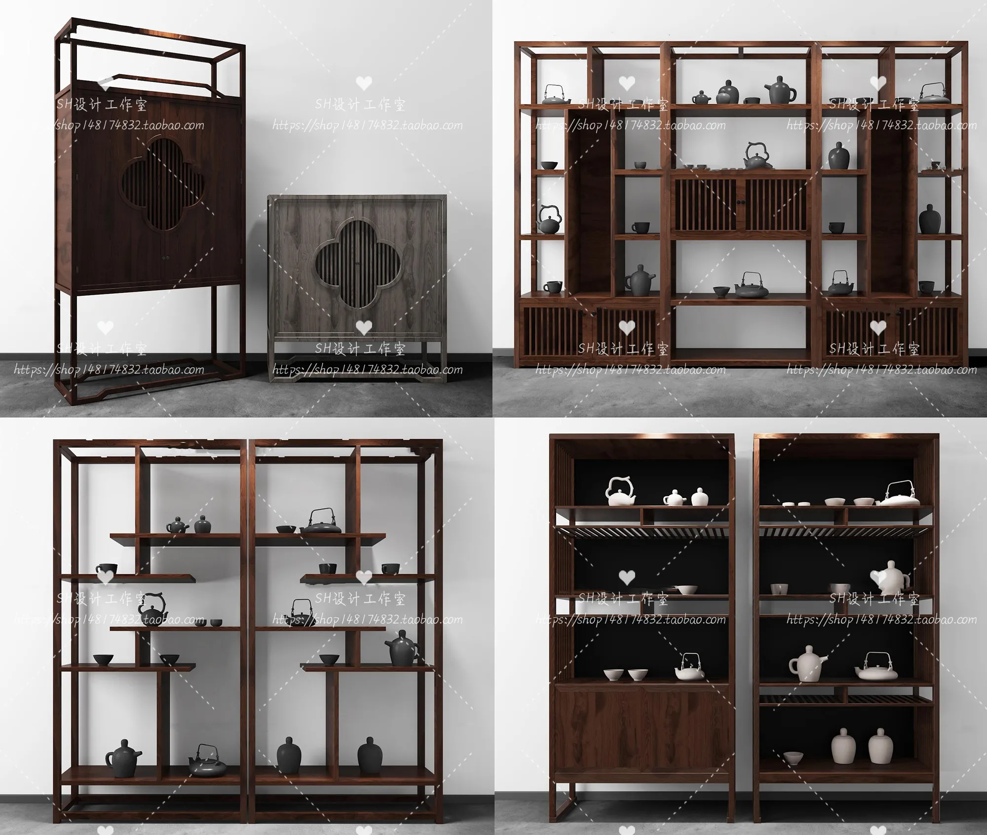 Decorative Cabinets – 3D Models – 0022