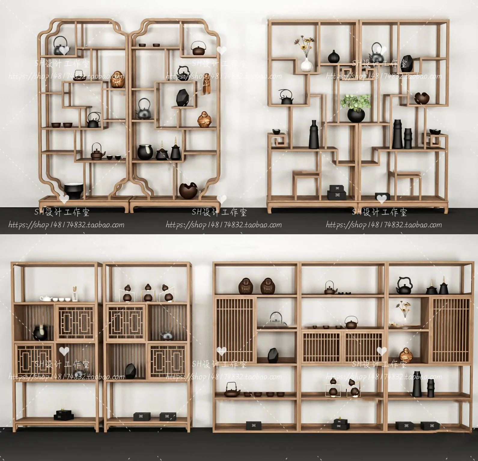 Decorative Cabinets – 3D Models – 0023