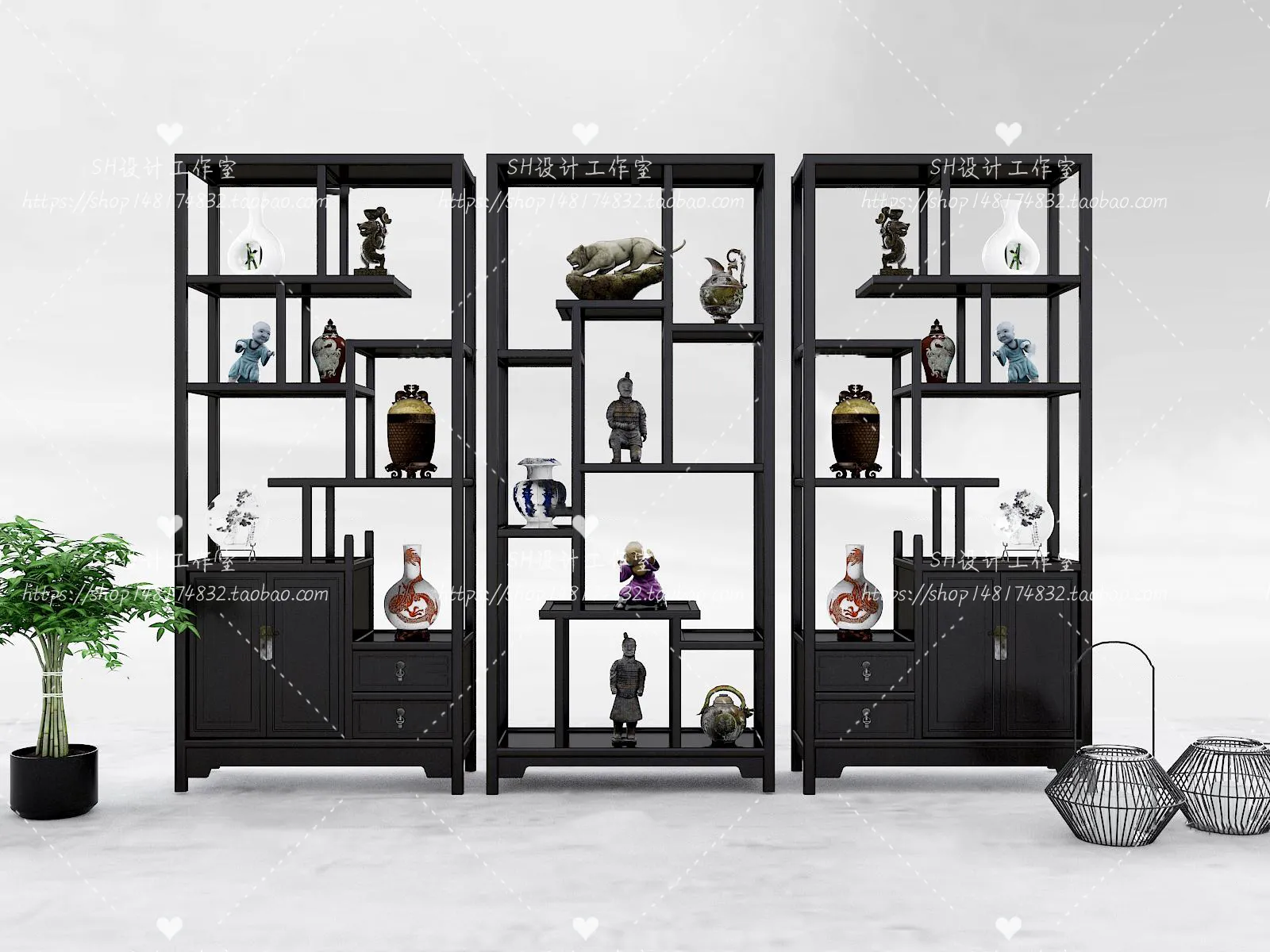 Decorative Cabinets – 3D Models – 0025