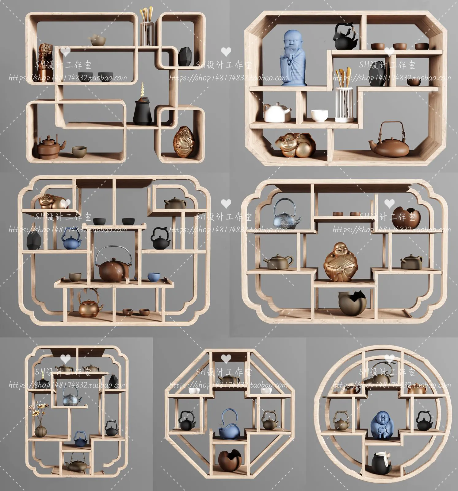 Decorative Cabinets – 3D Models – 0027