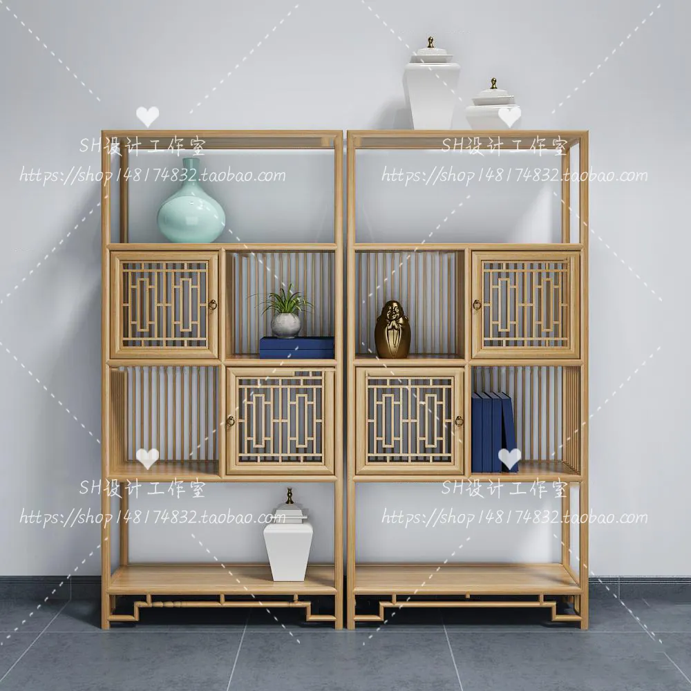 Decorative Cabinets – 3D Models – 0031