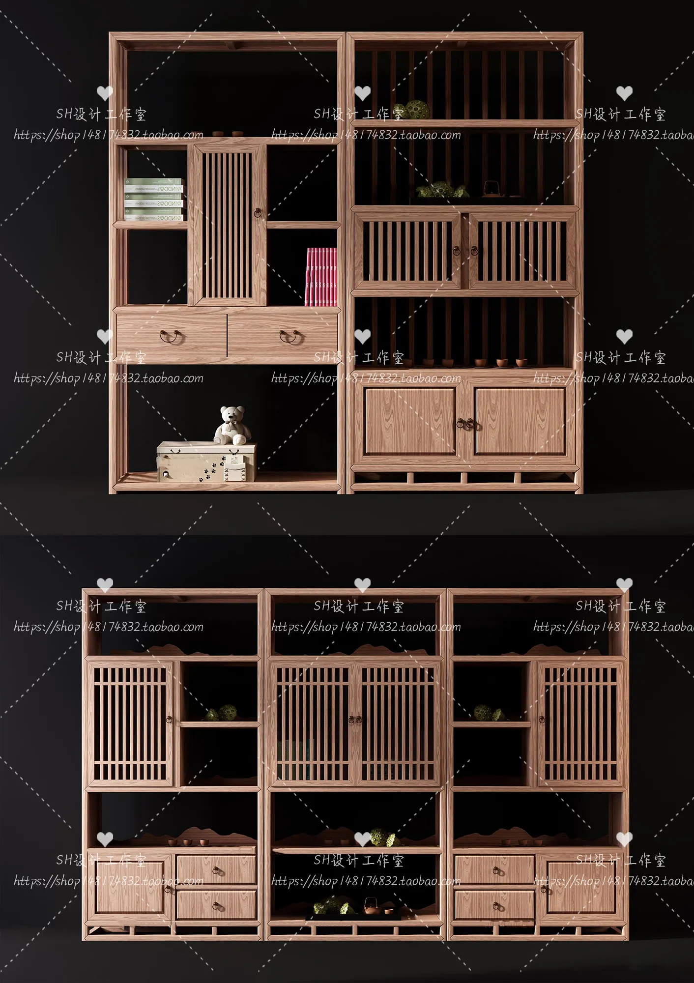 Decorative Cabinets – 3D Models – 0033
