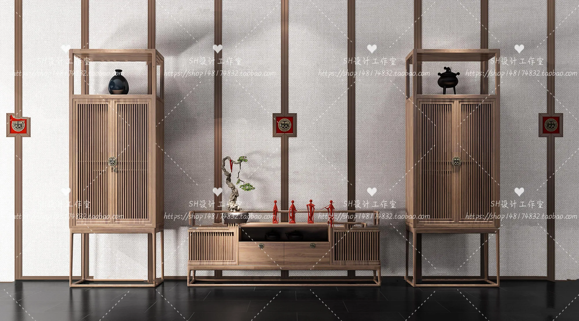 Decorative Cabinets – 3D Models – 0036