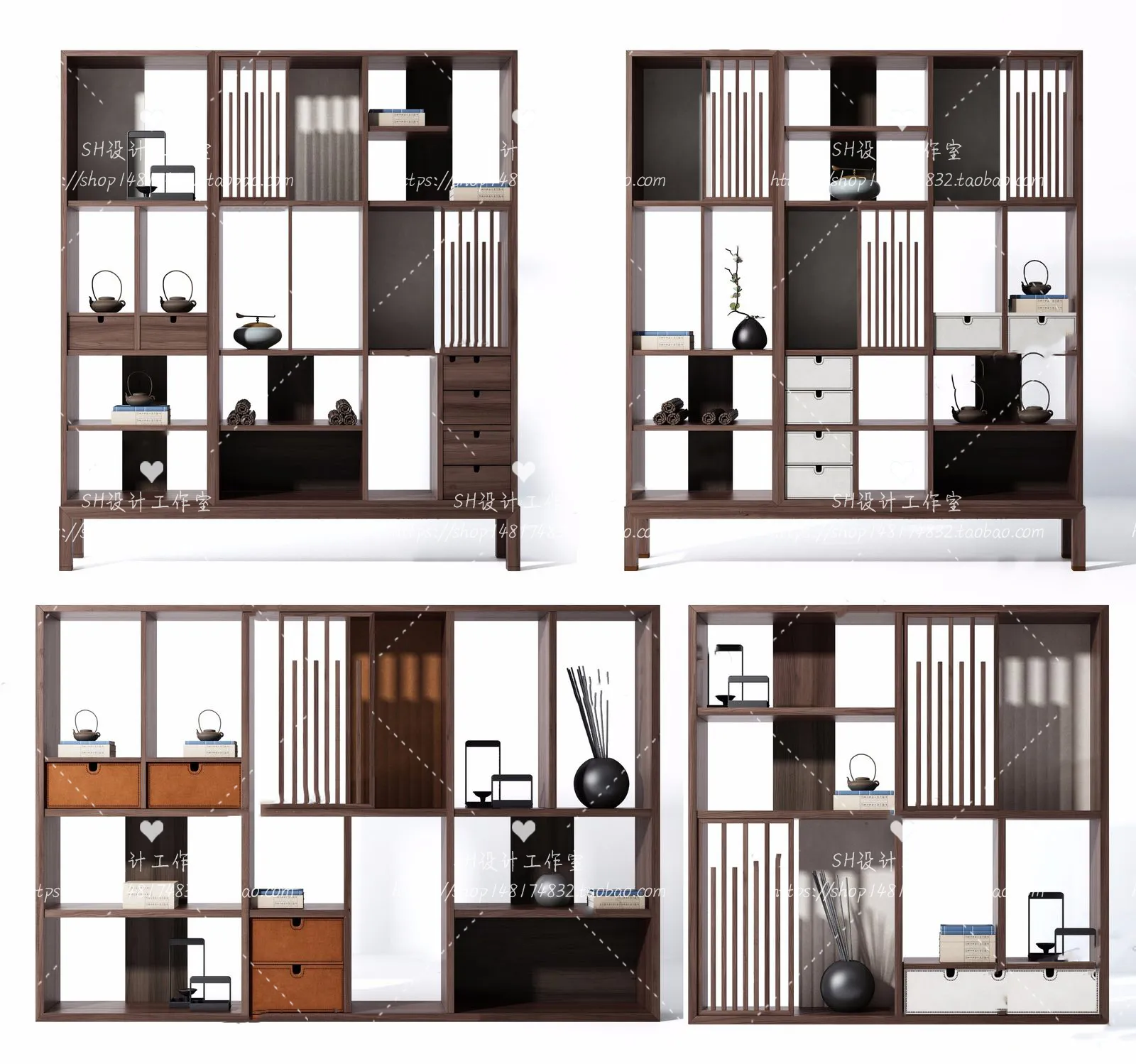 Decorative Cabinets – 3D Models – 0042
