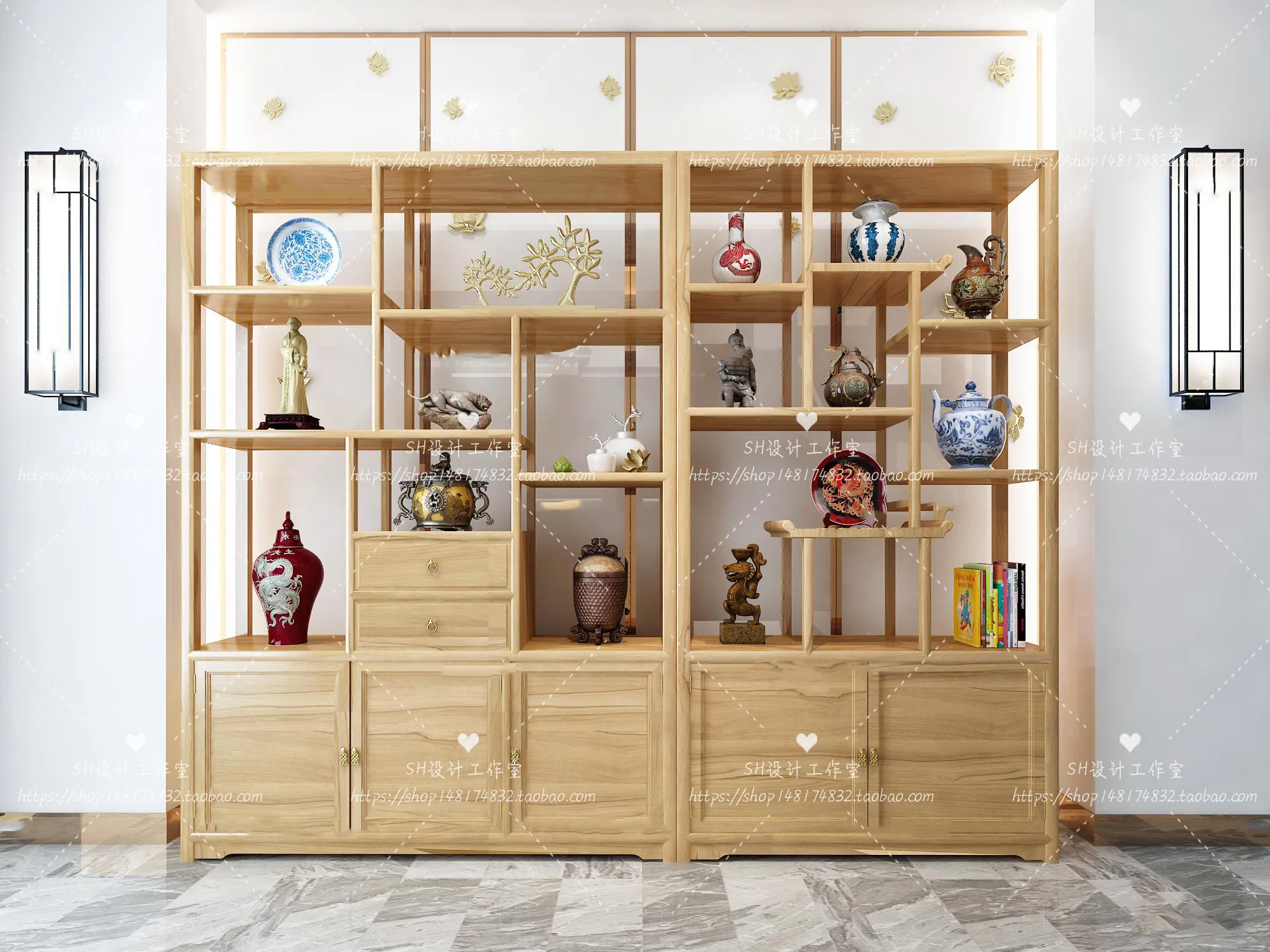 Decorative Cabinets – 3D Models – 0046