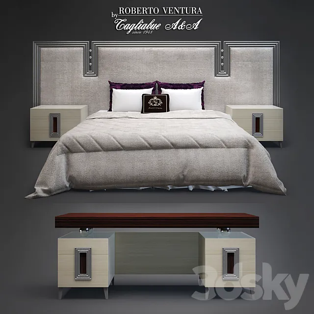 Furniture – Bed 3D Models – Bed Spheres by Roberto Ventura