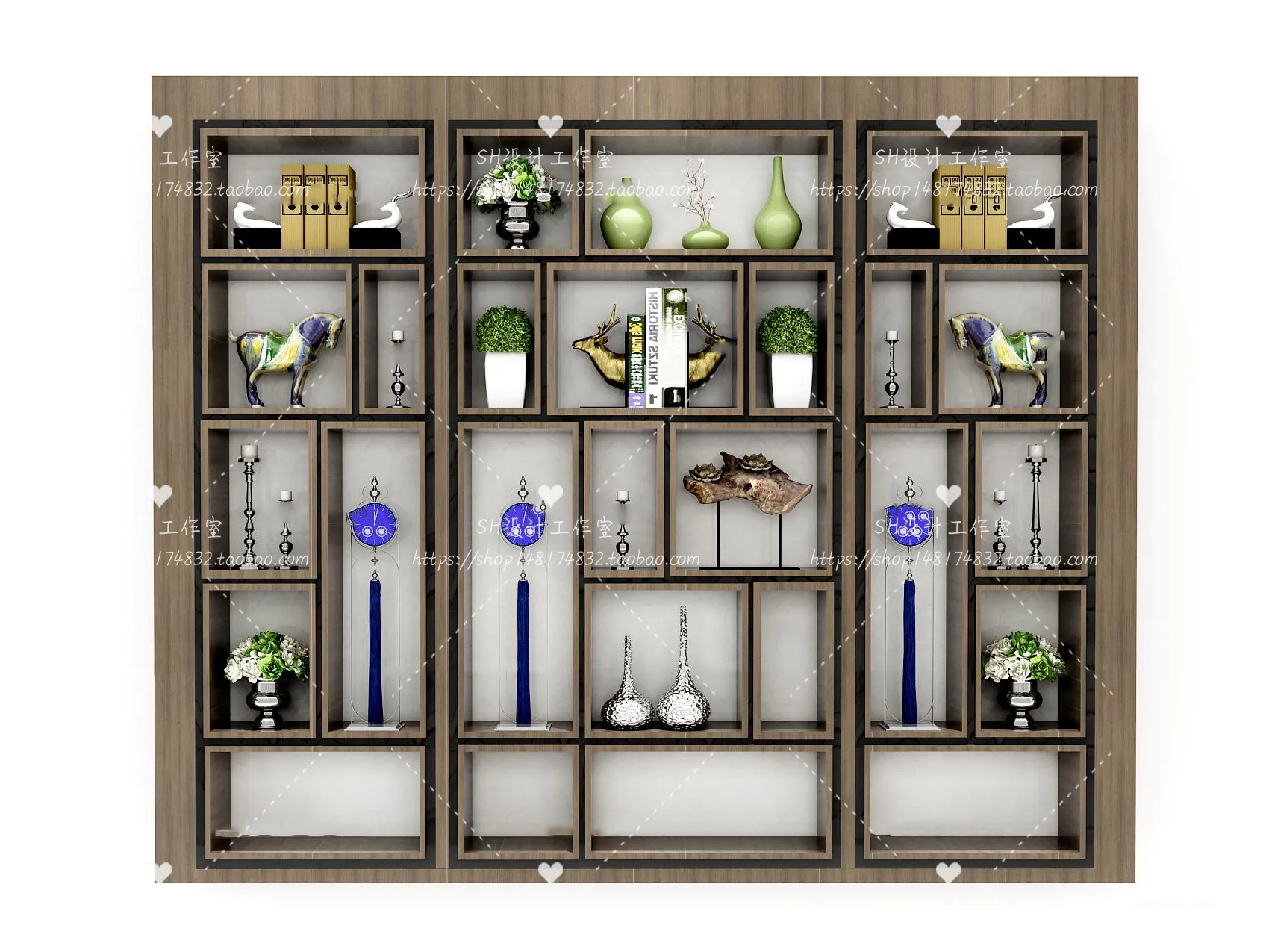 Decorative Cabinets – 3D Models – 0047