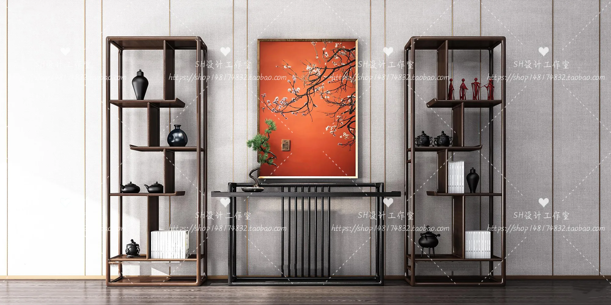 Decorative Cabinets – 3D Models – 0048