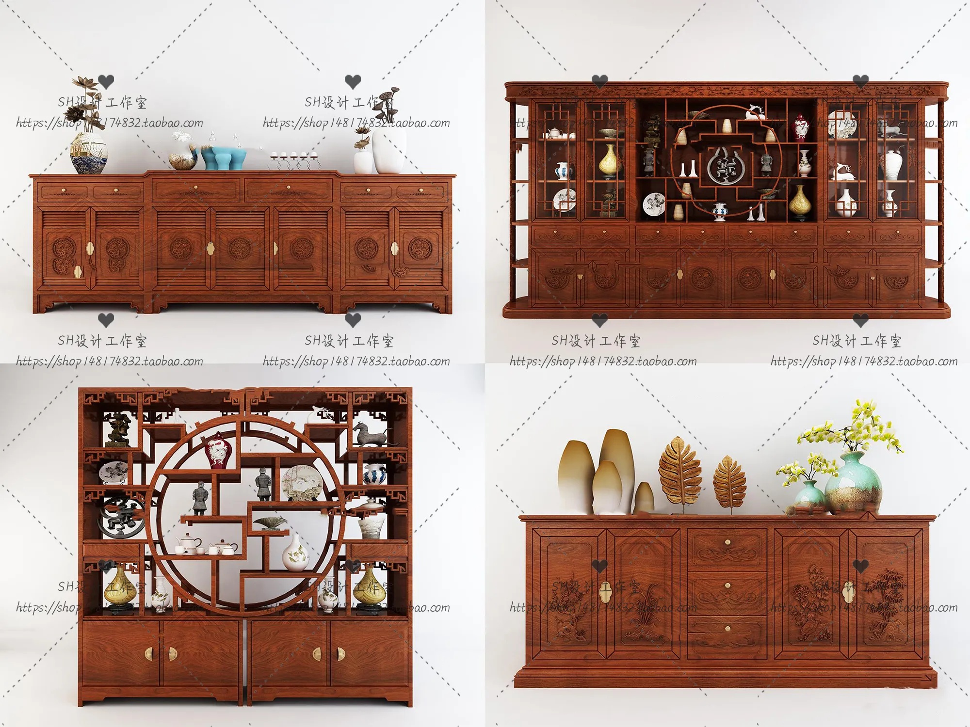 Decorative Cabinets – 3D Models – 0049