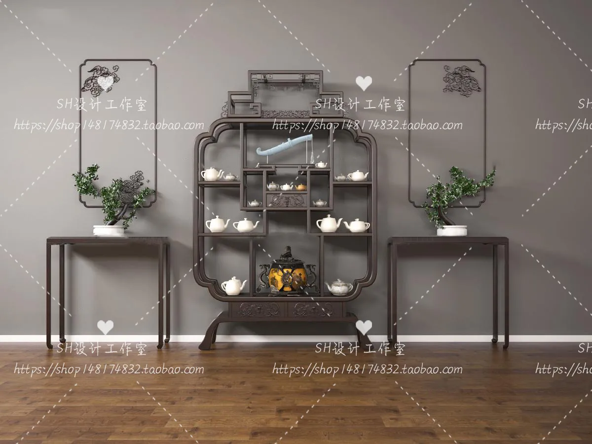 Decorative Cabinets – 3D Models – 0050
