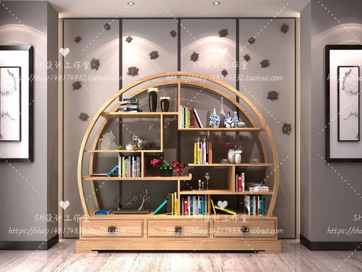 Decorative Cabinets – 3D Models – 0053