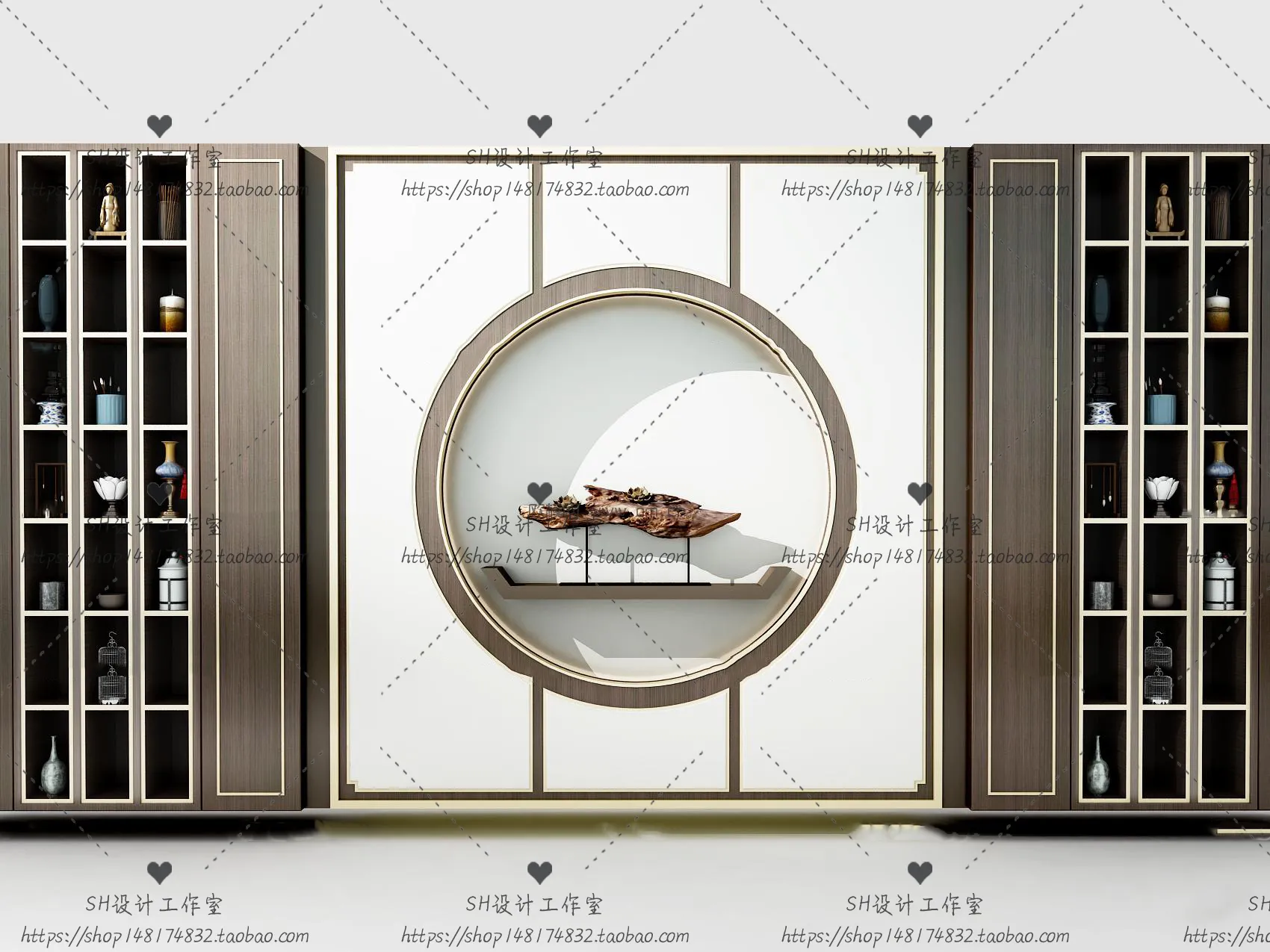 Decorative Cabinets – 3D Models – 0058