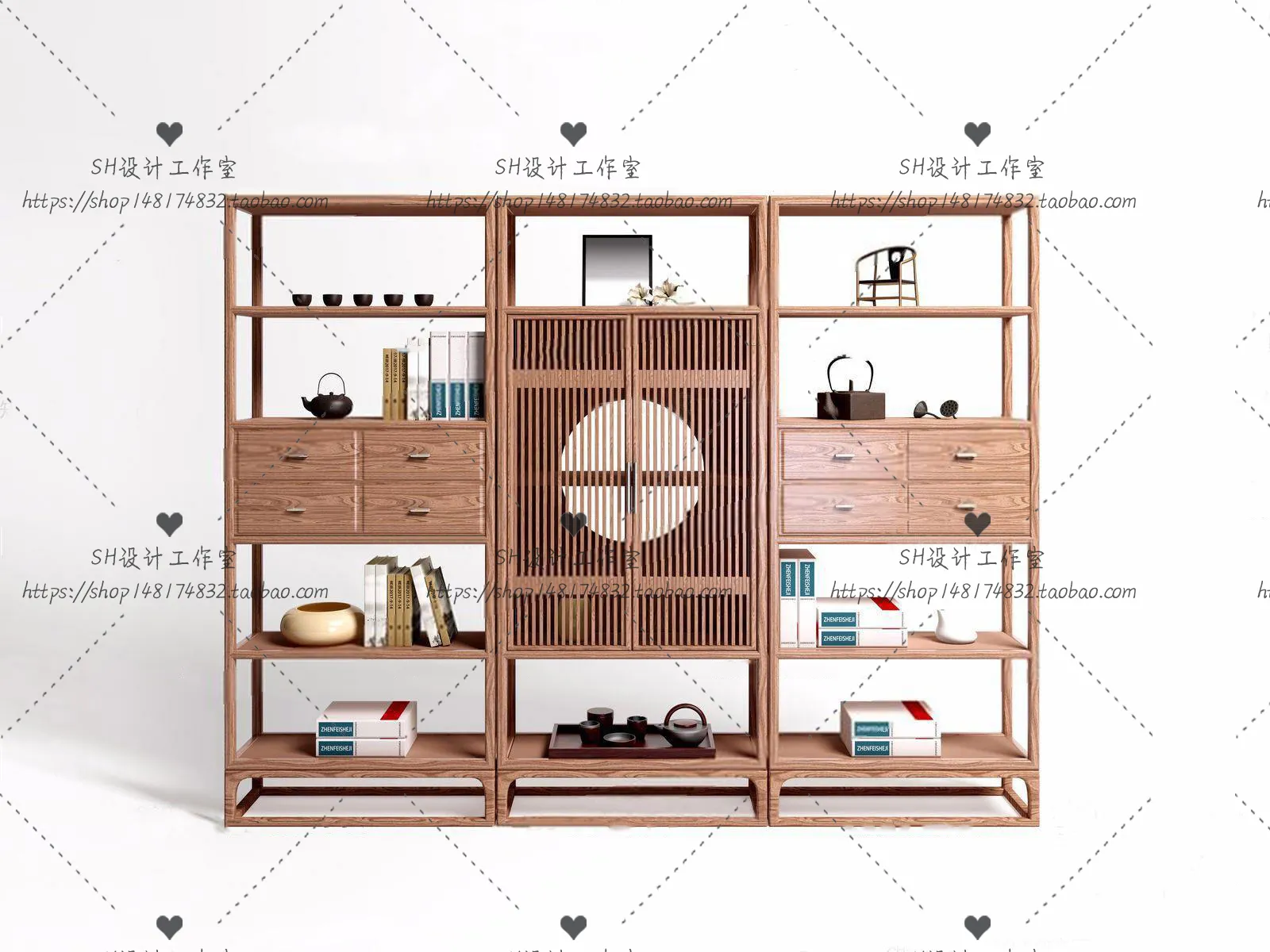 Decorative Cabinets – 3D Models – 0059
