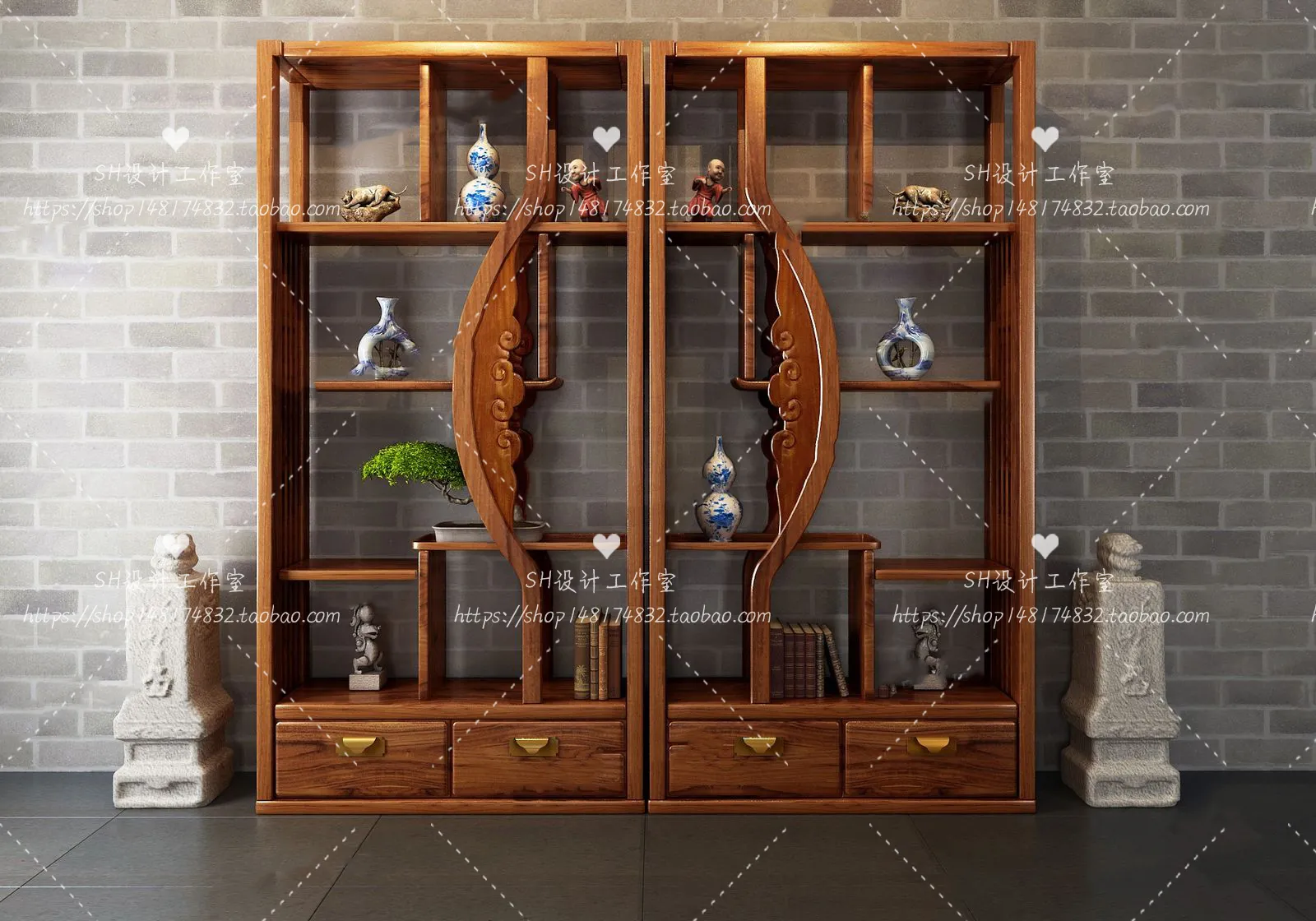 Decorative Cabinets – 3D Models – 0061