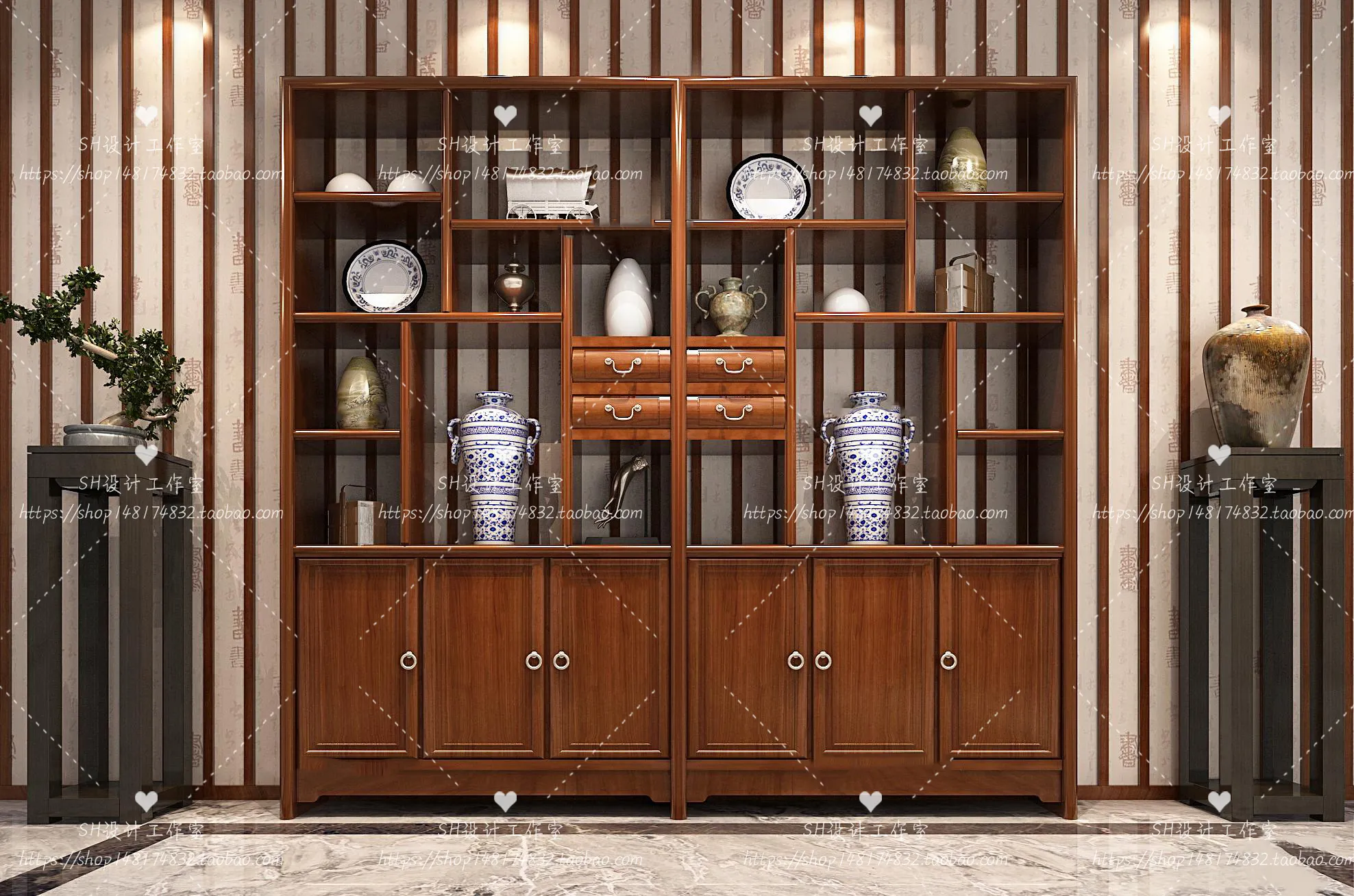 Decorative Cabinets – 3D Models – 0062