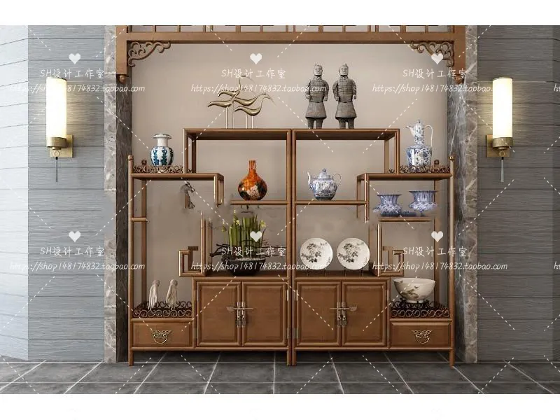 Decorative Cabinets – 3D Models – 0063