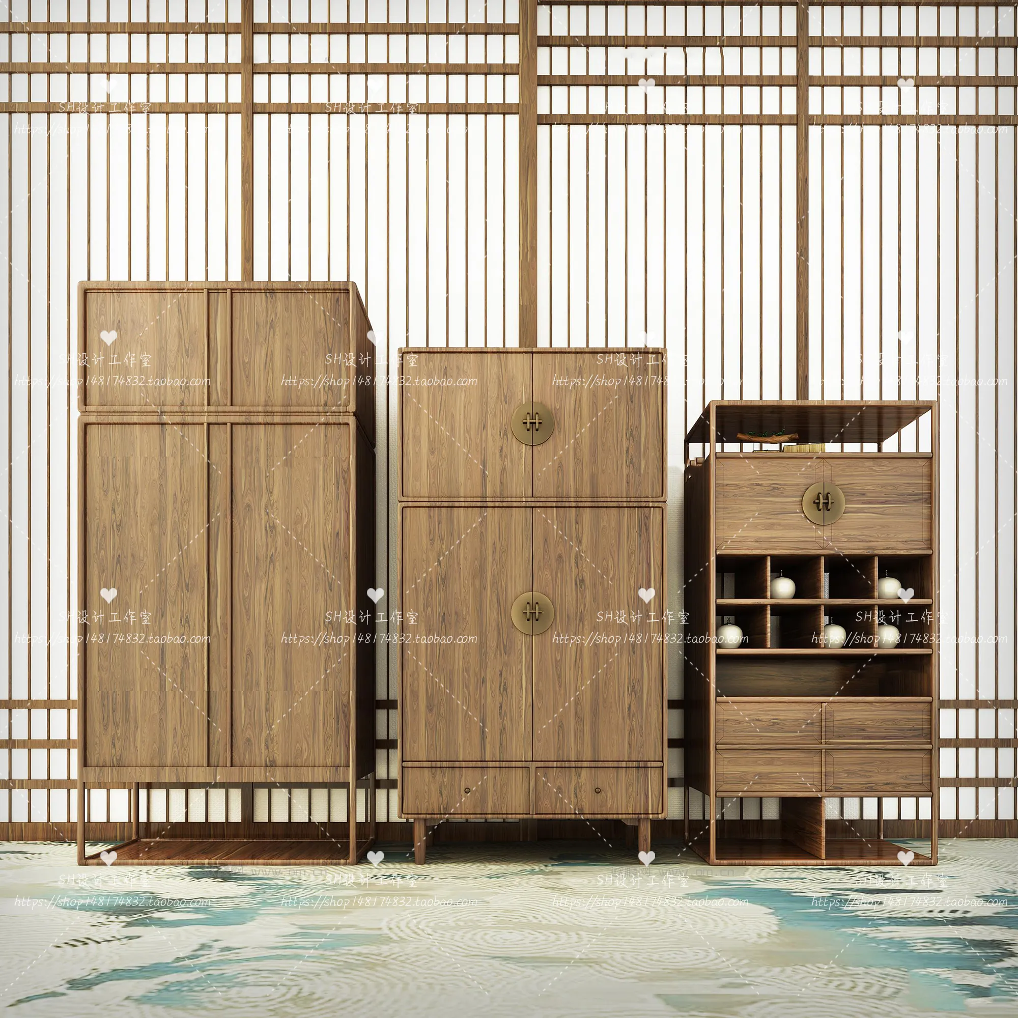 Decorative Cabinets – 3D Models – 0065