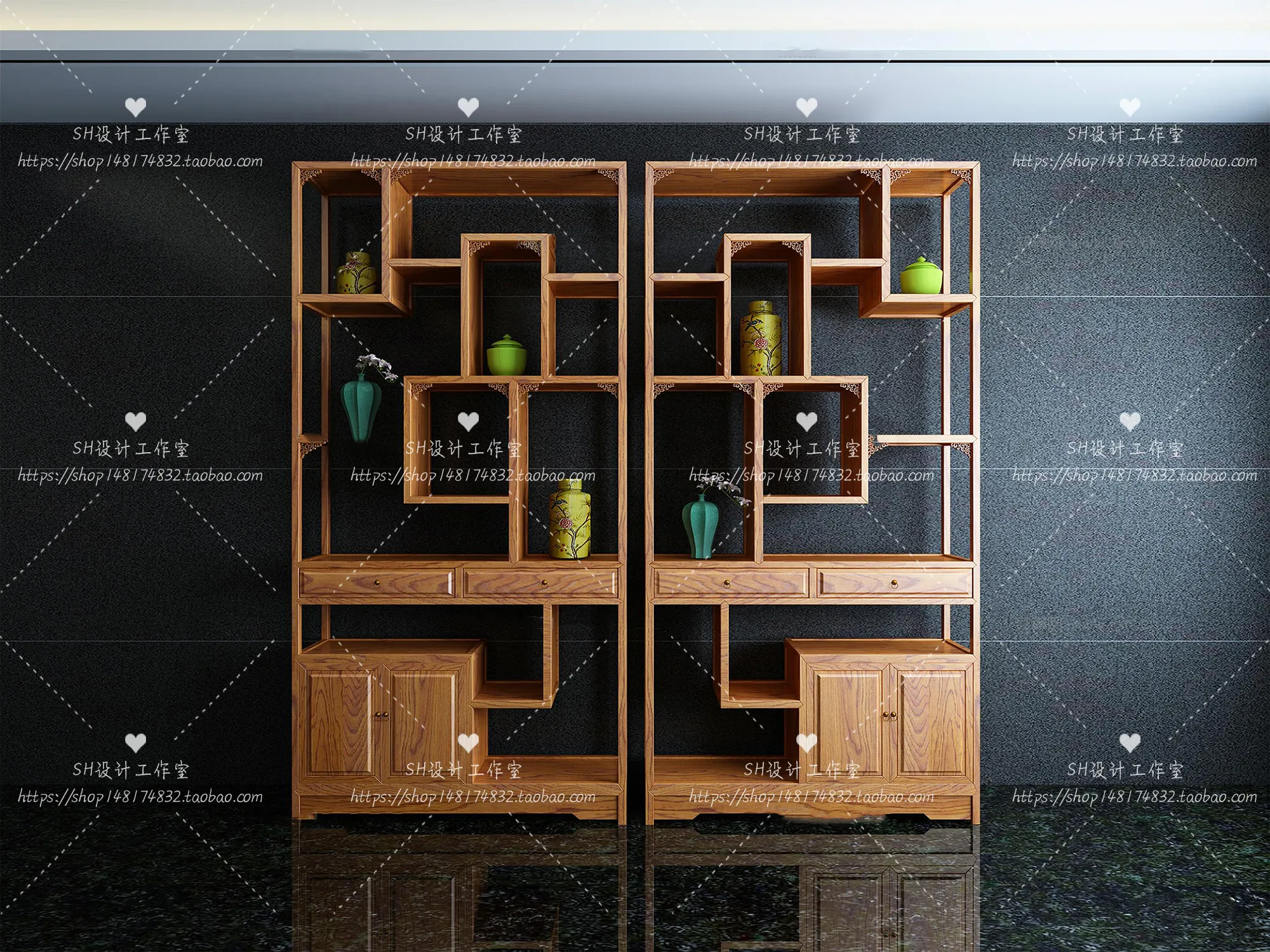 Decorative Cabinets – 3D Models – 0066