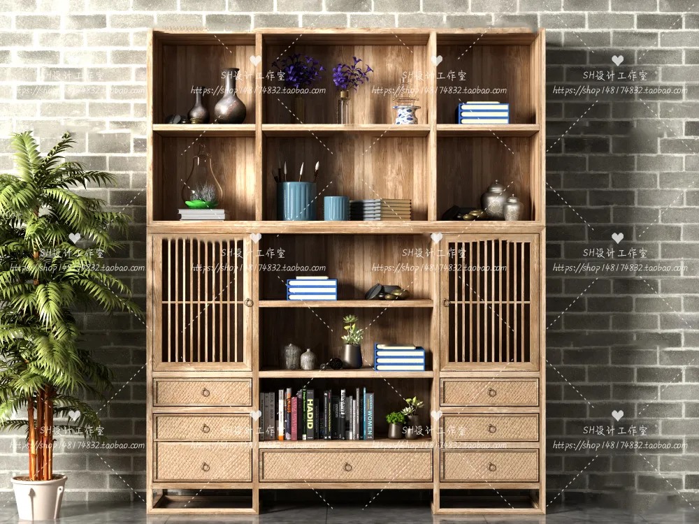 Decorative Cabinets – 3D Models – 0071