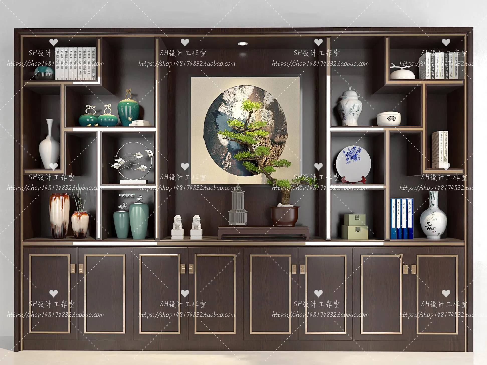 Decorative Cabinets – 3D Models – 0073