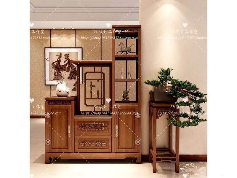 Decorative Cabinets – 3D Models – 0079