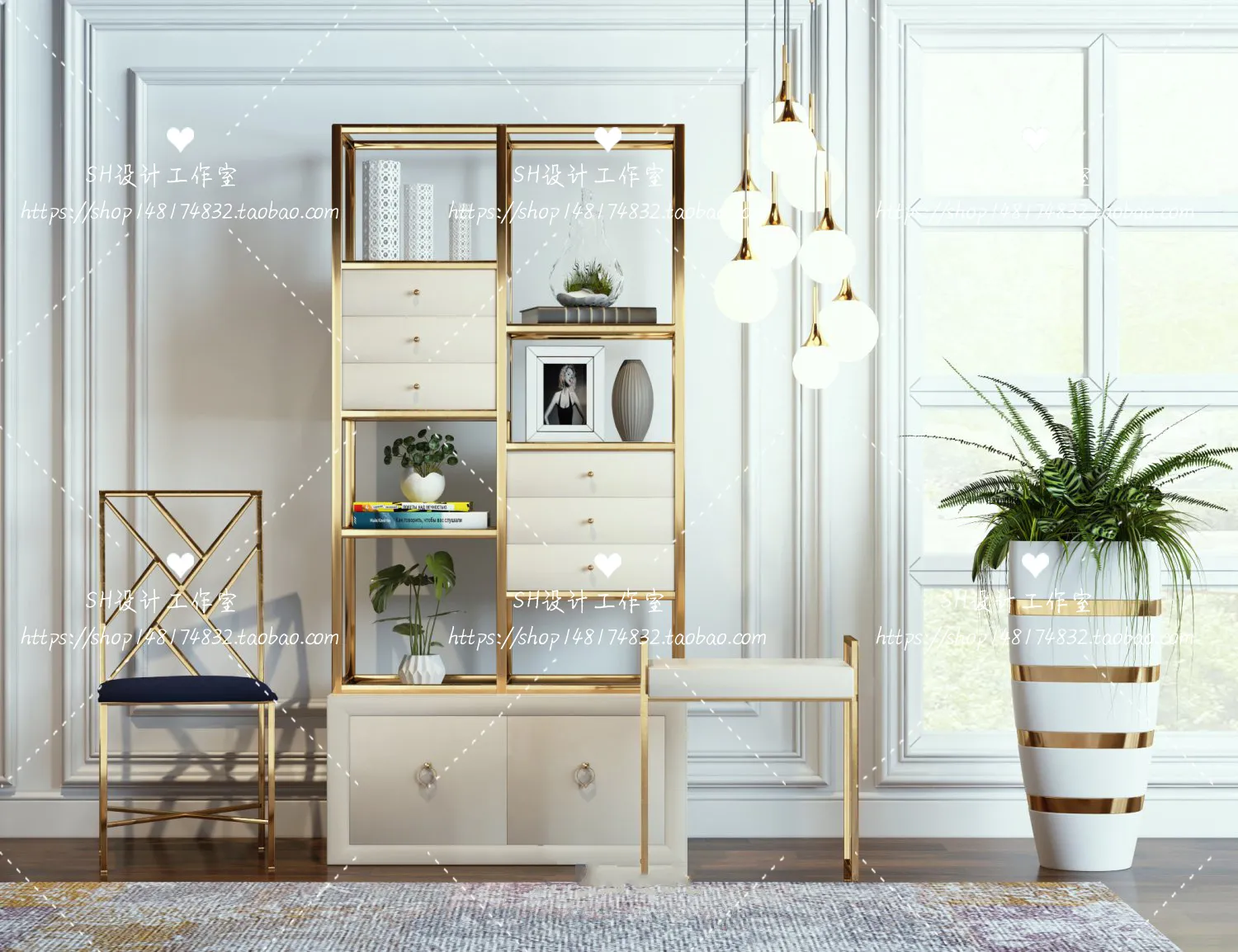 Decorative Cabinets – 3D Models – 0088