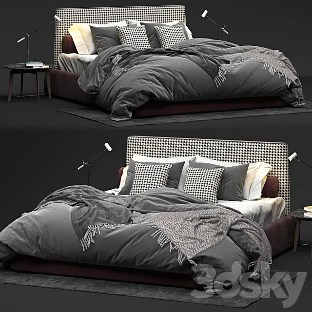 Furniture – Bed 3D Models – Bed Twils Byron