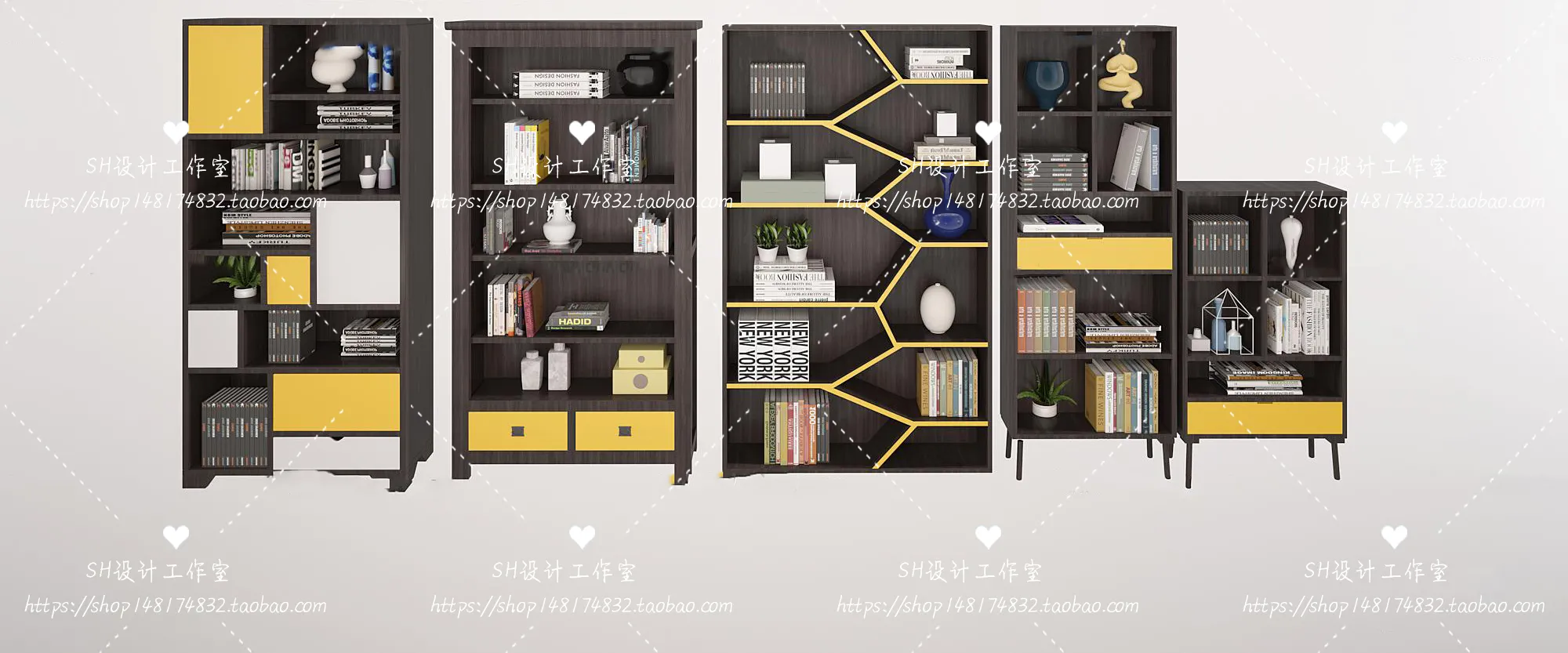 Decorative Cabinets – 3D Models – 0156