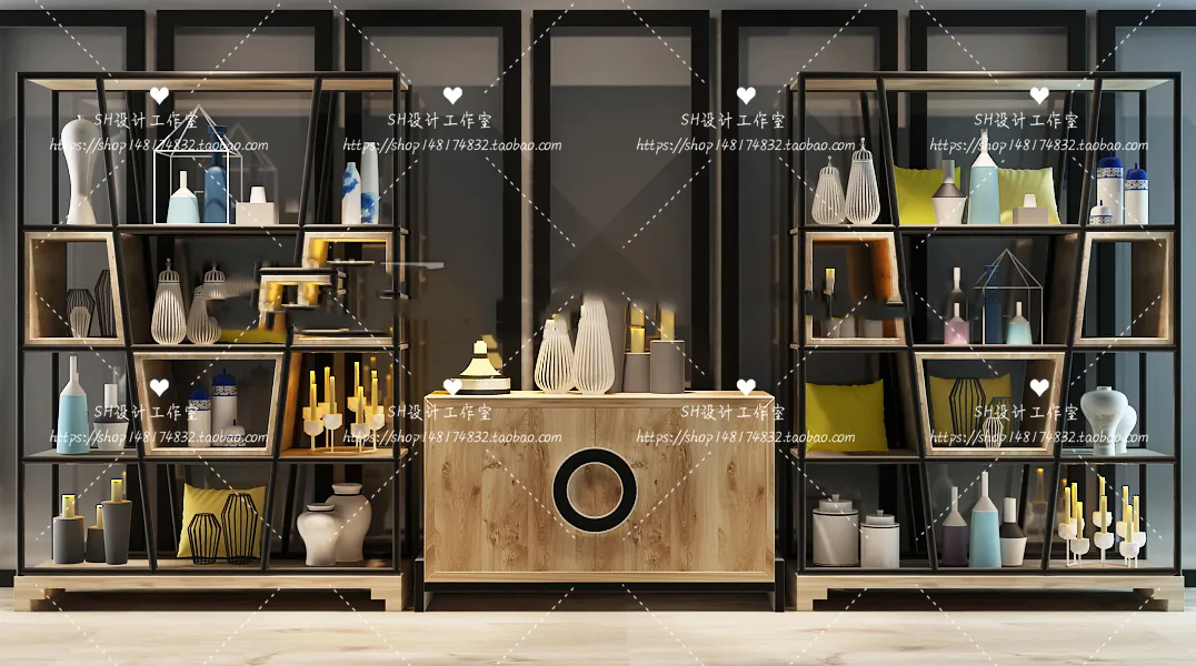 Decorative Cabinets – 3D Models – 0157