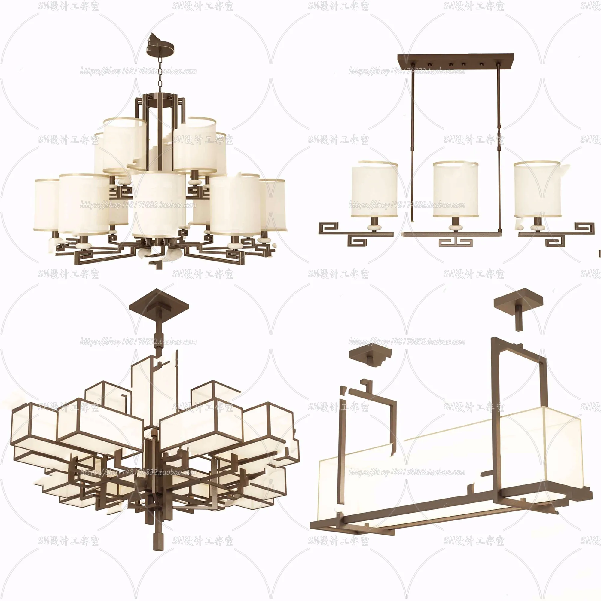 Lights – Chandelier 3D Models – 0004