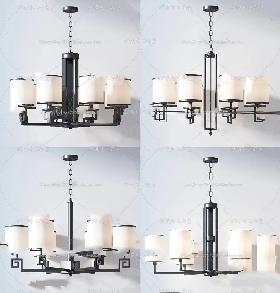 Lights – Chandelier 3D Models – 0005