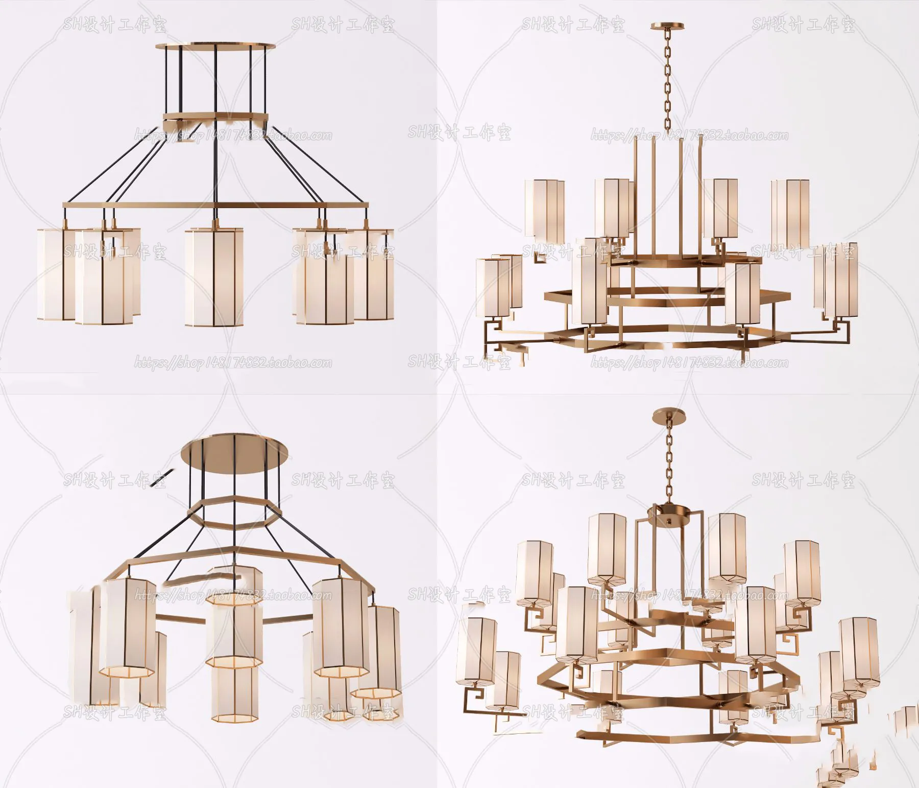 Lights – Chandelier 3D Models – 0016