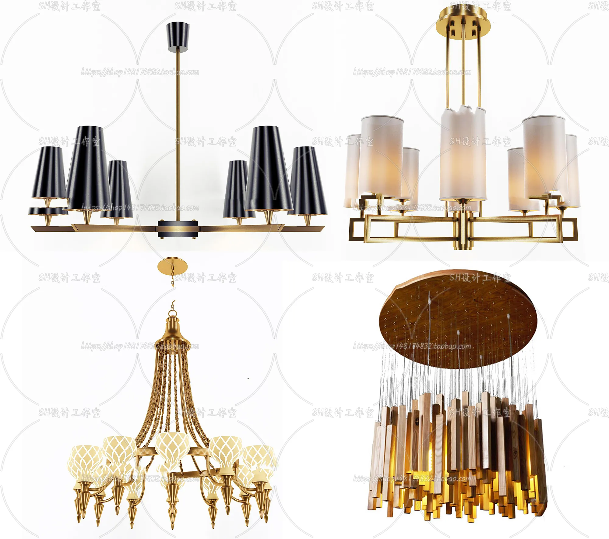 Lights – Chandelier 3D Models – 0030