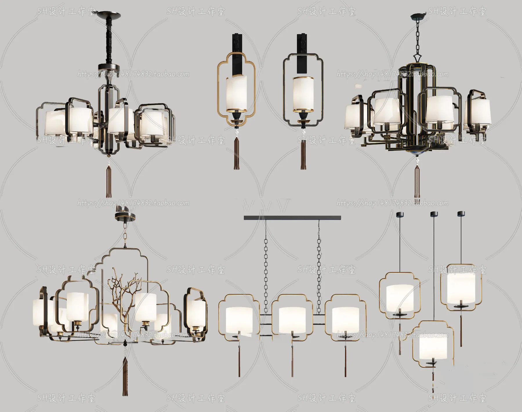 Lights – Chandelier 3D Models – 0031