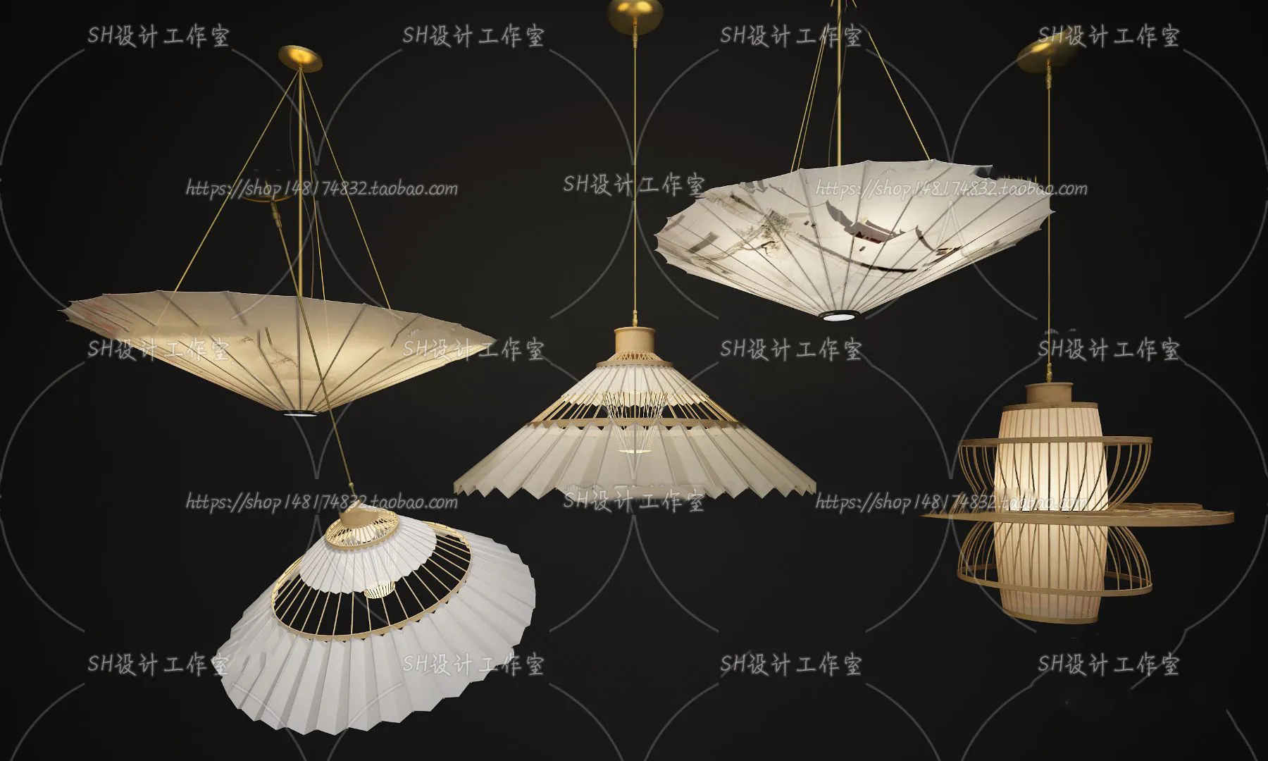 Lights – Chandelier 3D Models – 0057