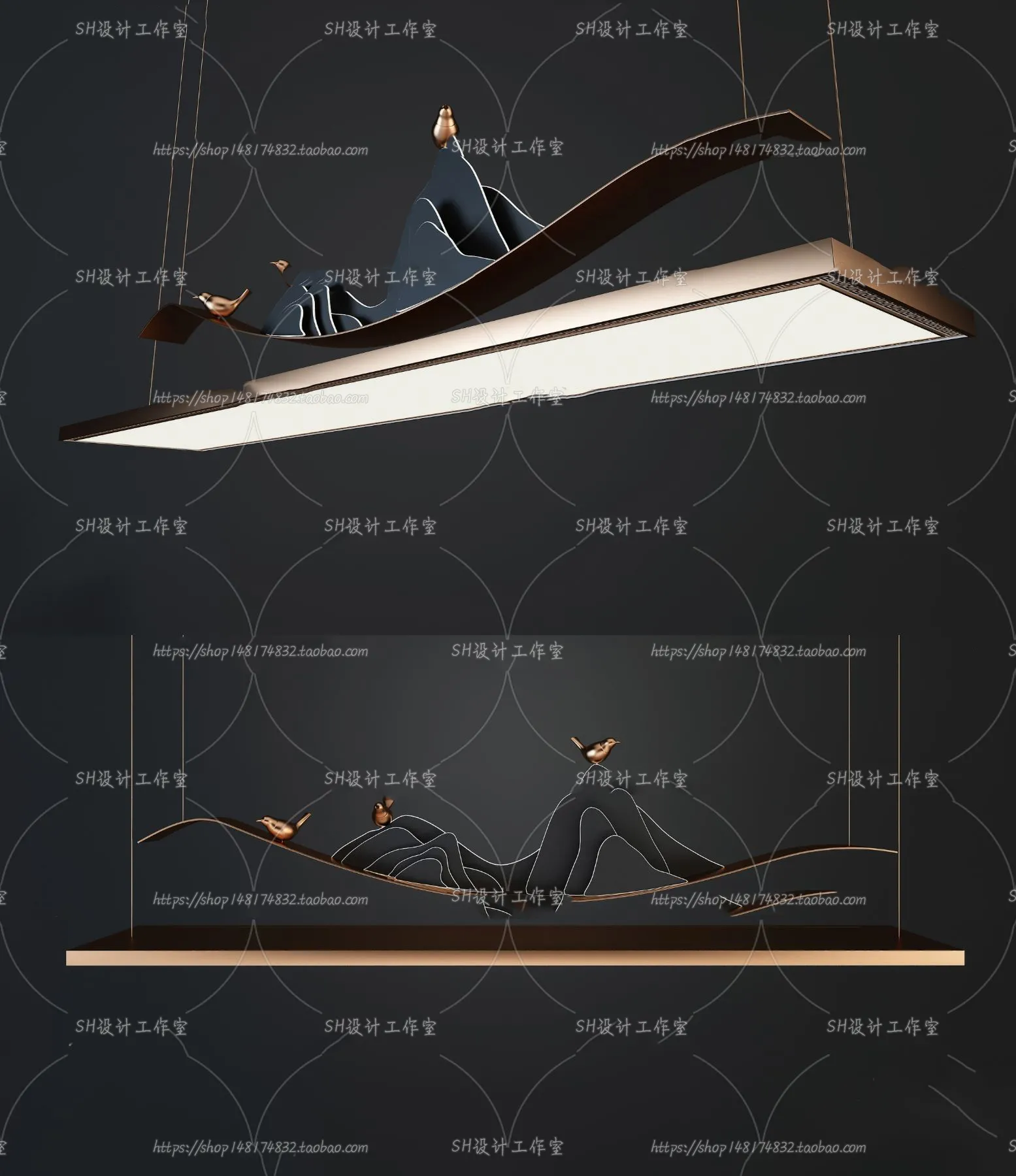 Lights – Chandelier 3D Models – 0060