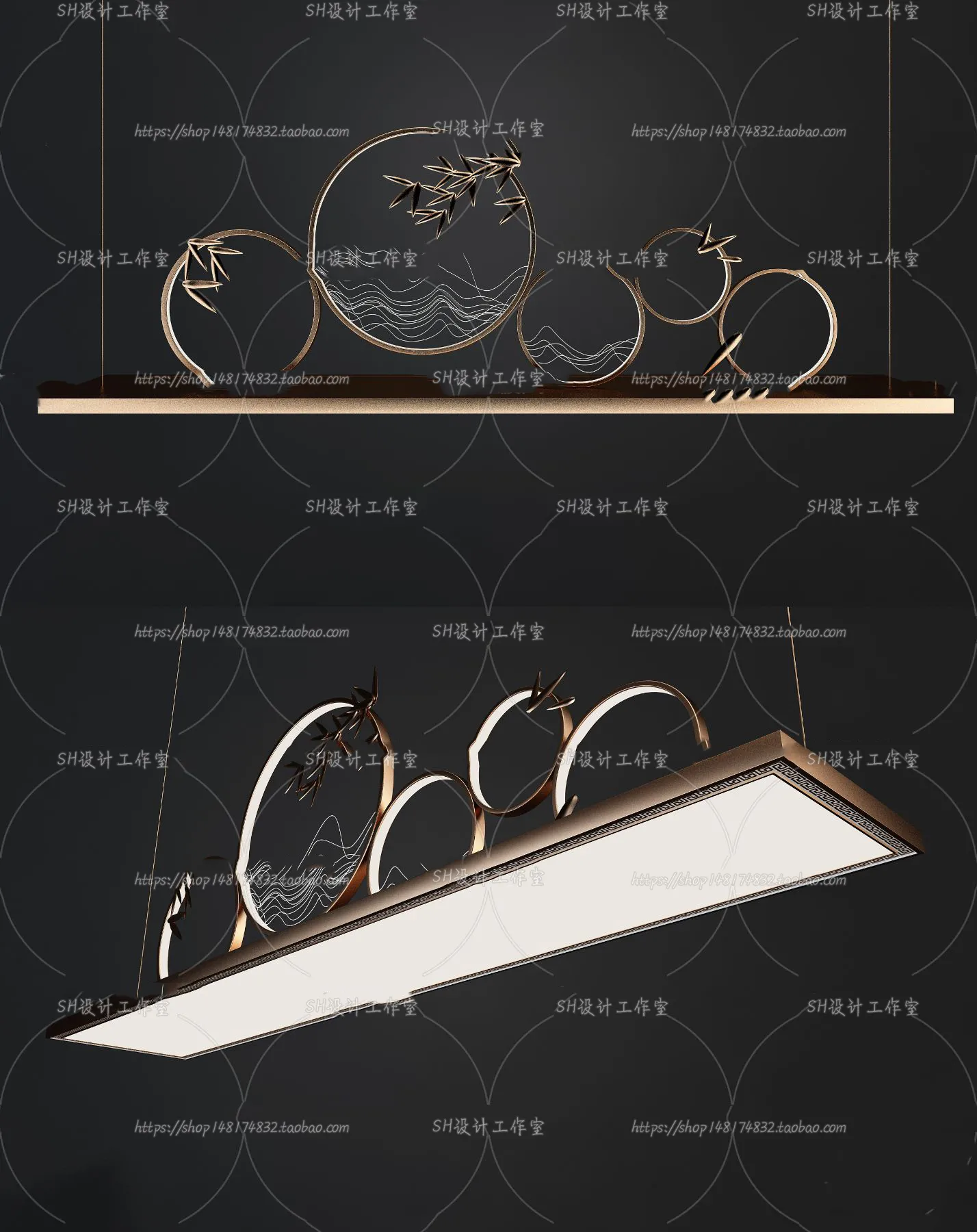 Lights – Chandelier 3D Models – 0063