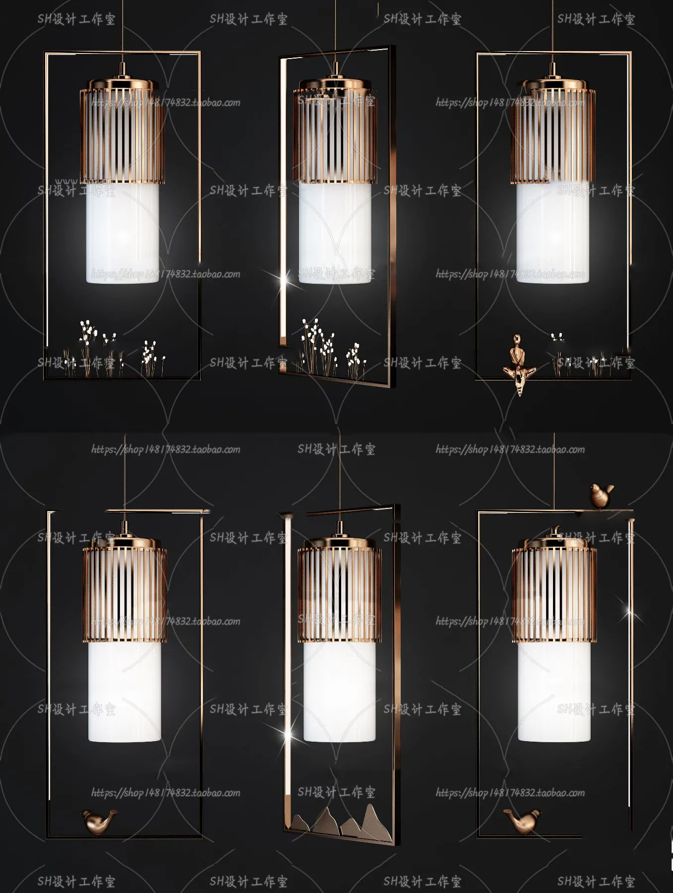 Lights – Chandelier 3D Models – 0071