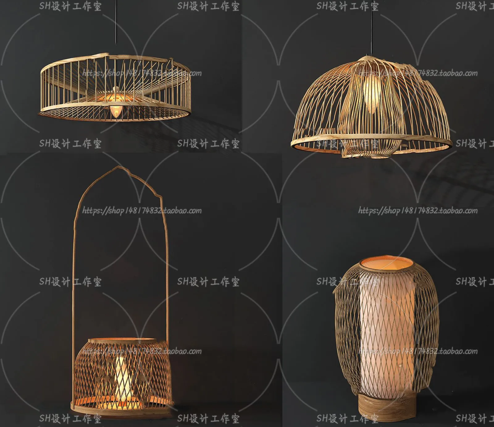 Lights – Chandelier 3D Models – 0075